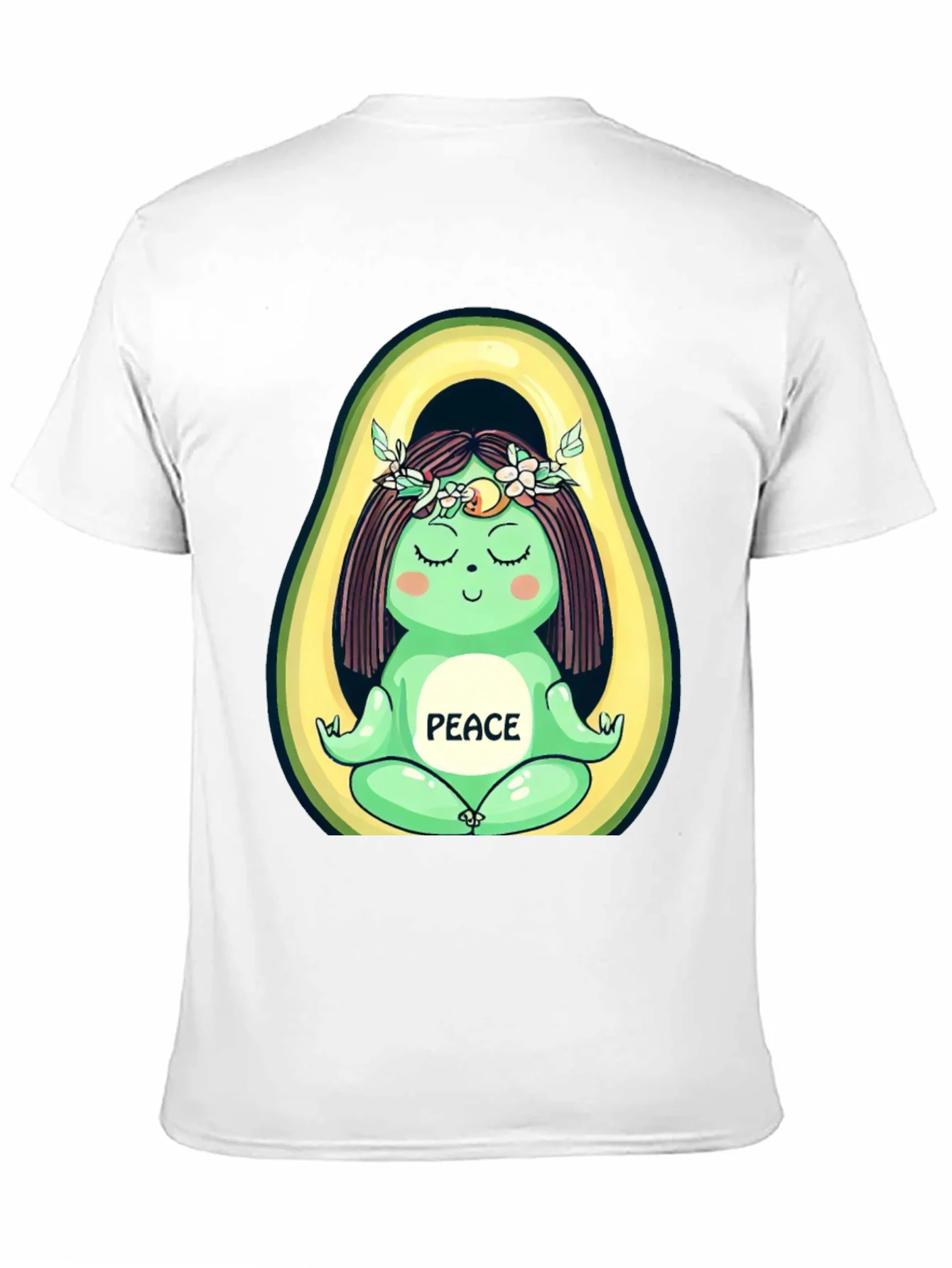 Avocado Yoga Peace Graphic T-Shirt - Unisex