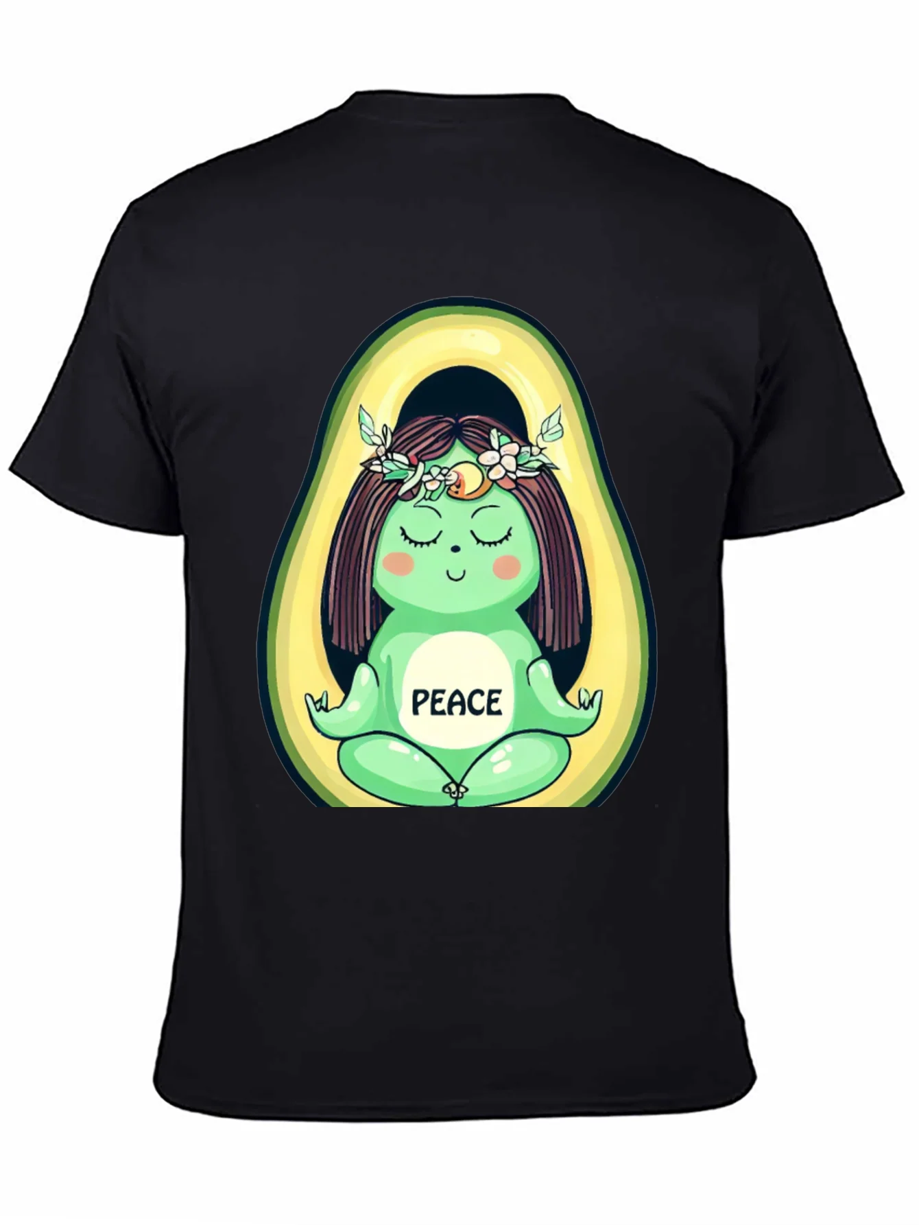 Avocado Yoga Peace Graphic T-Shirt - Unisex
