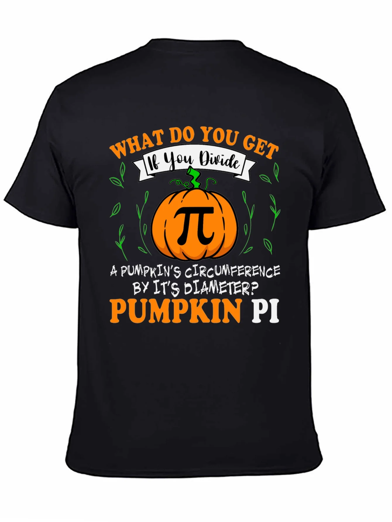 Pumpkin Pi T-Shirt - Math Humor Fall Tee