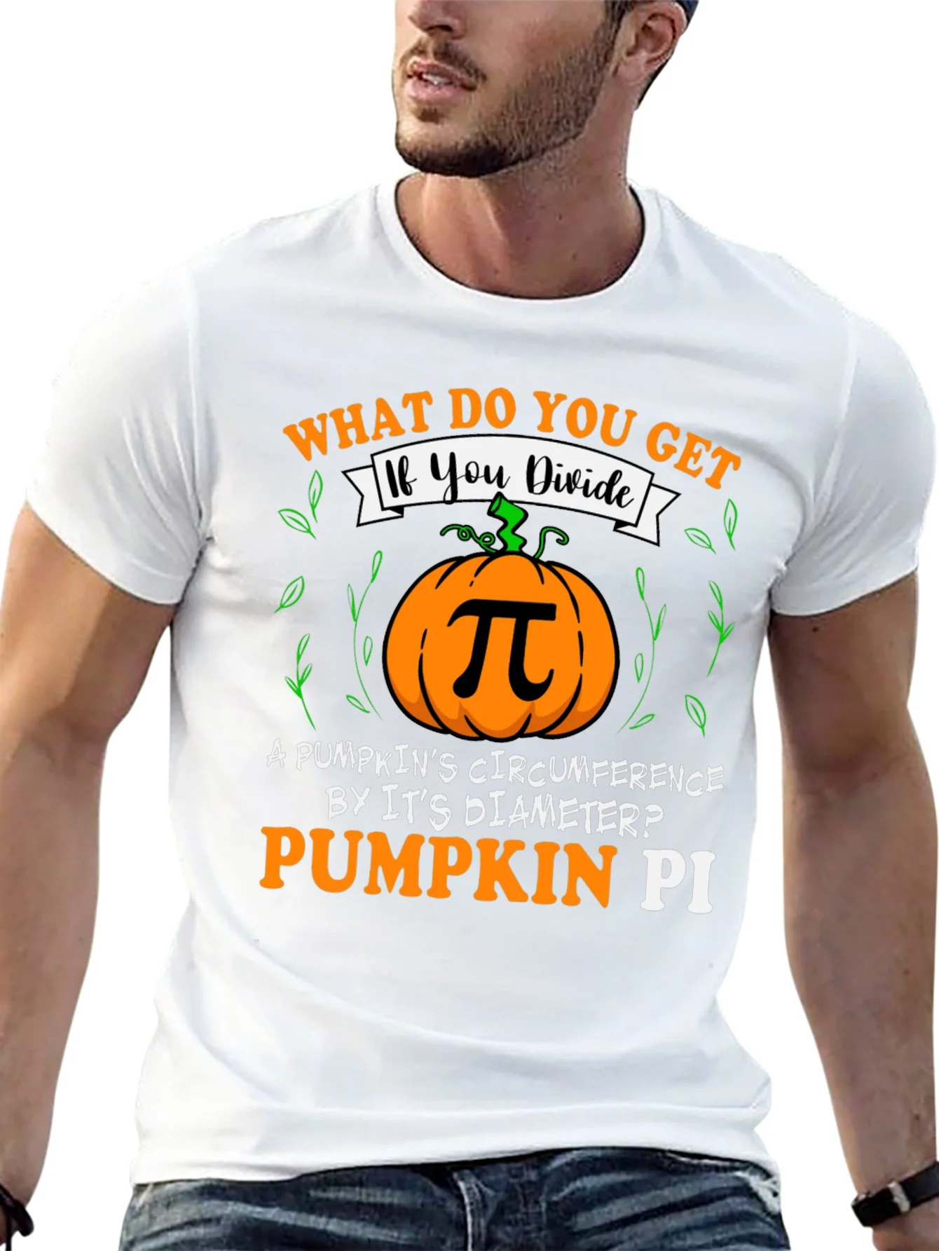 Pumpkin Pi T-Shirt - Math Humor Fall Tee