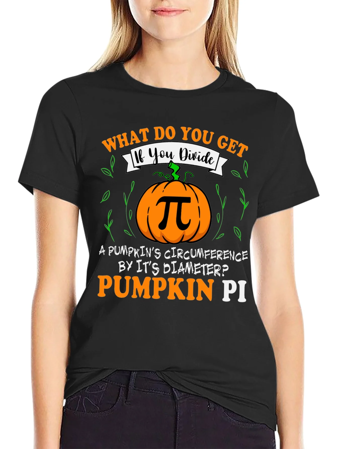Pumpkin Pi T-Shirt - Math Humor Fall Tee