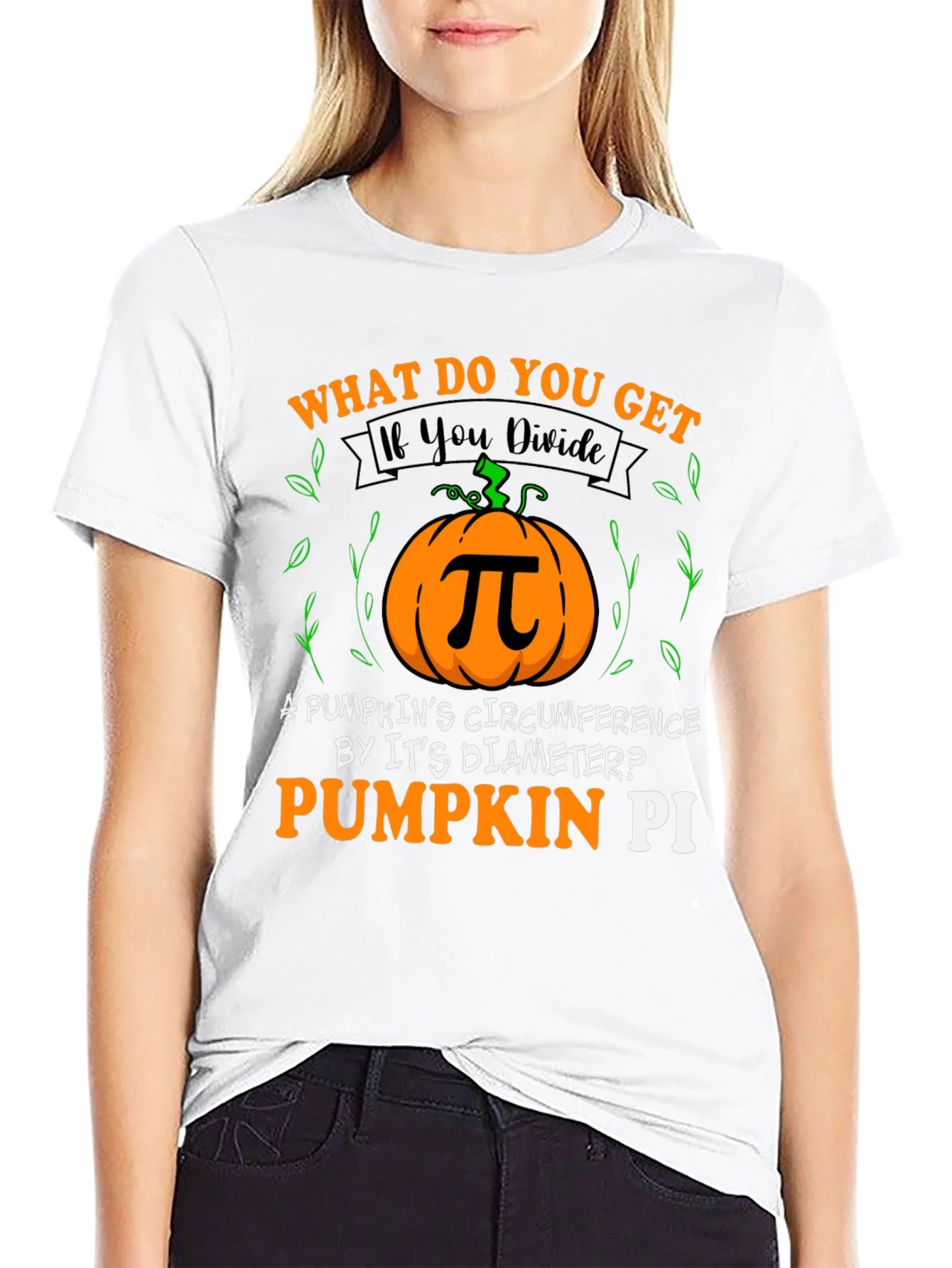 Pumpkin Pi T-Shirt - Math Humor Fall Tee