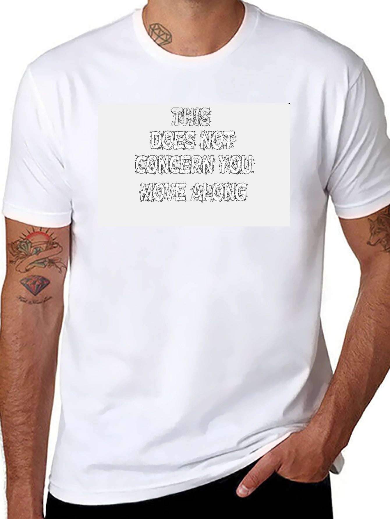 Humorous Graphic Tee: This Does Not Concern You