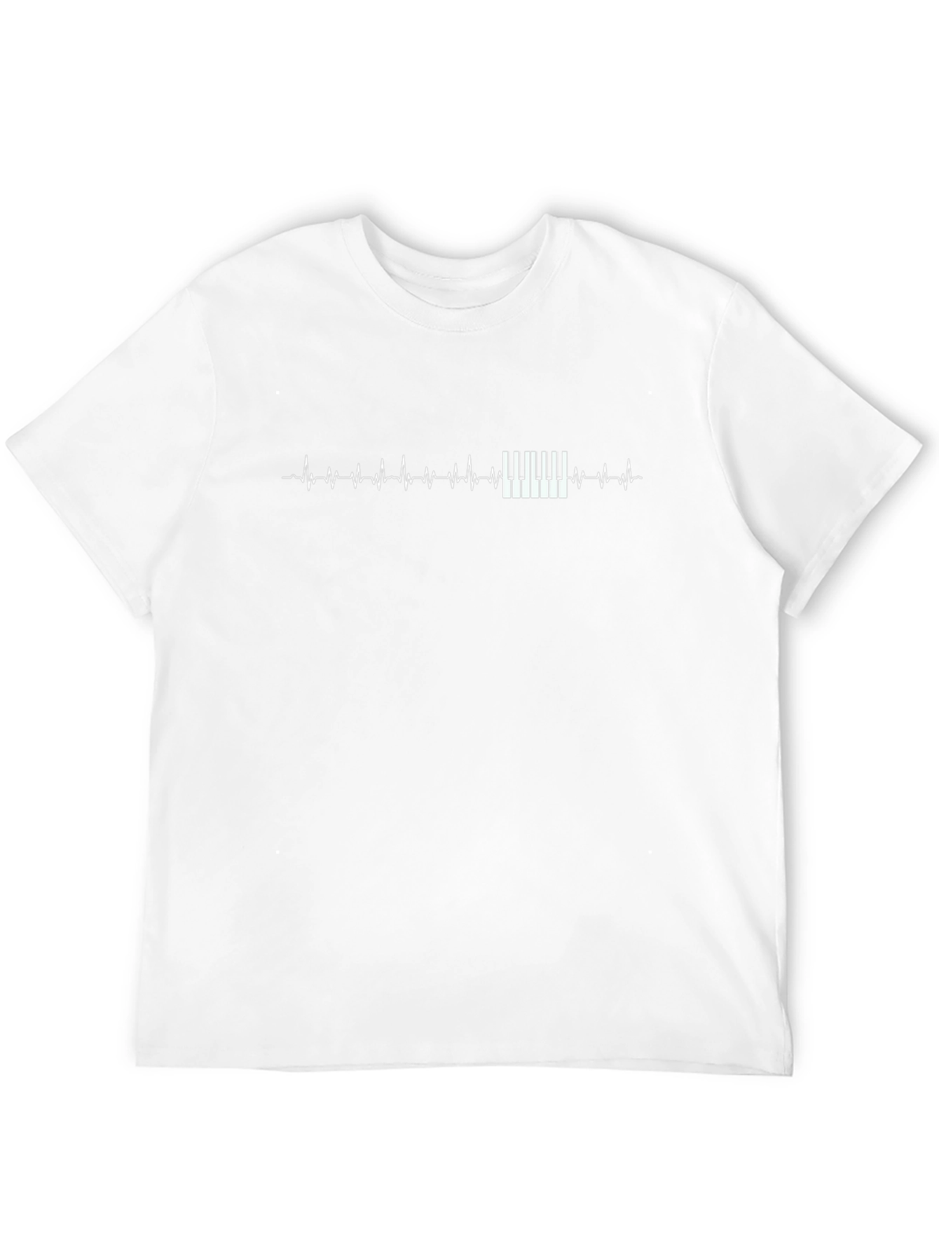 Piano Heartbeat T-Shirt - Musicians Style