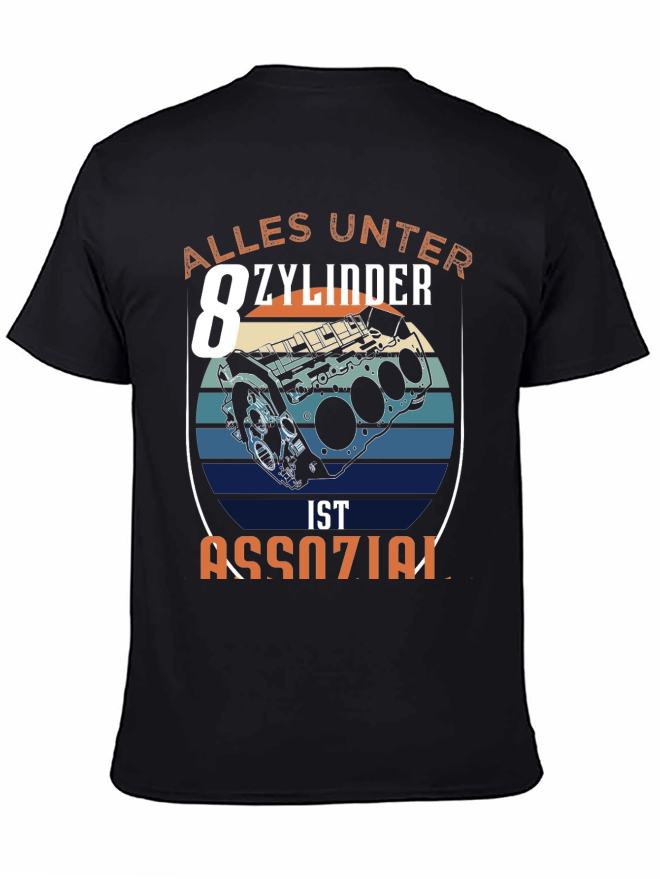 Alles Unter 8 Zylinder T-Shirt