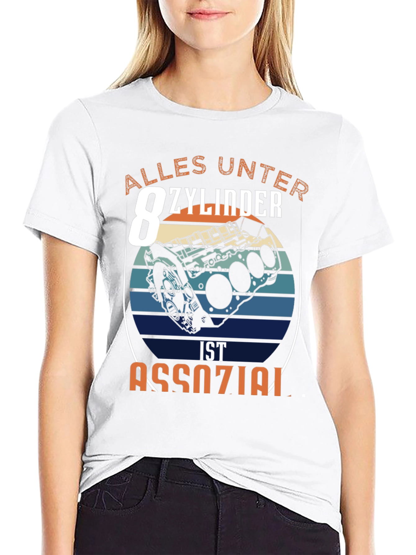 Alles Unter 8 Zylinder T-Shirt