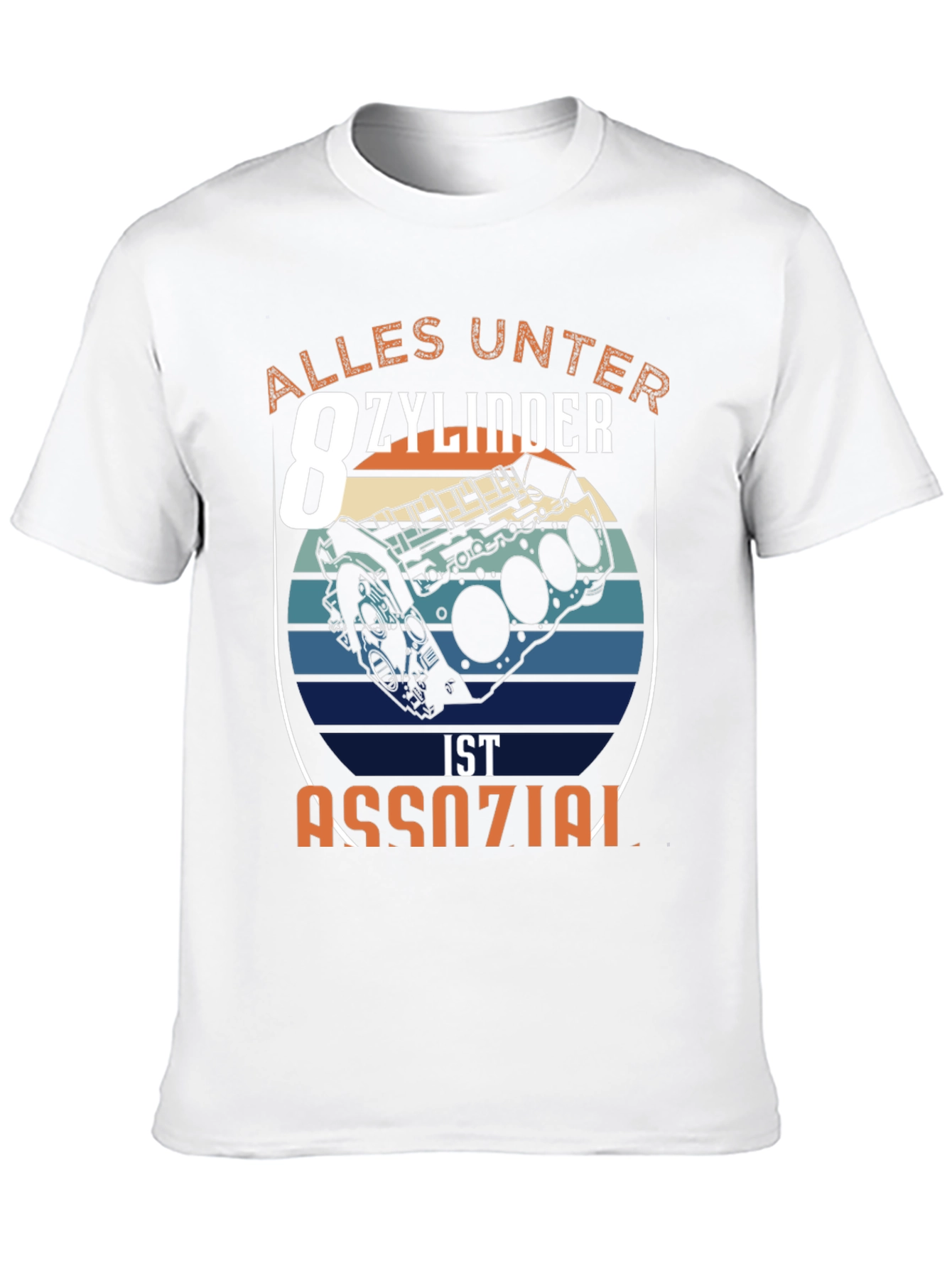 Alles Unter 8 Zylinder T-Shirt