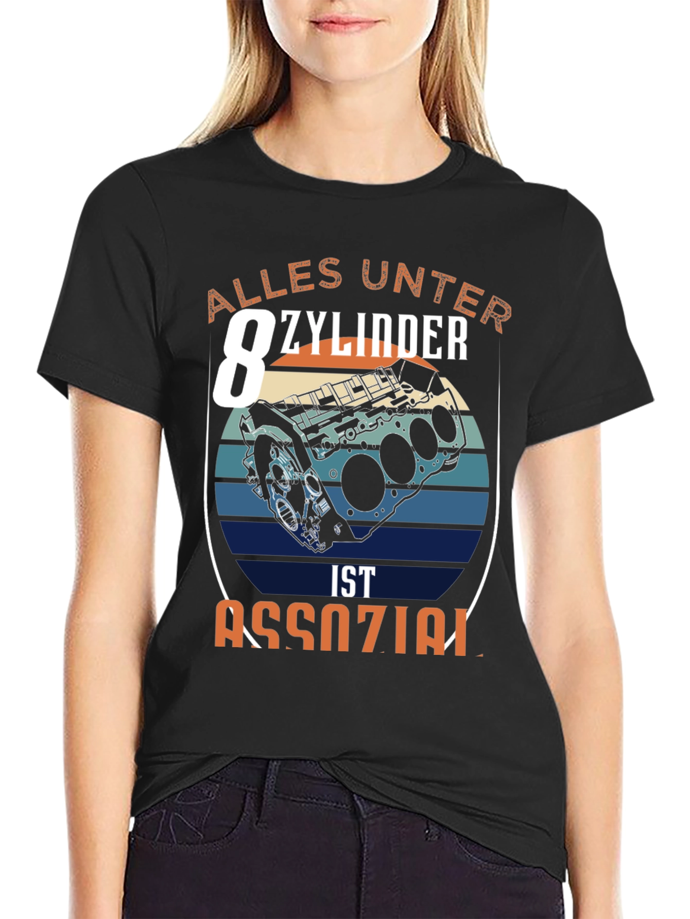 Alles Unter 8 Zylinder T-Shirt