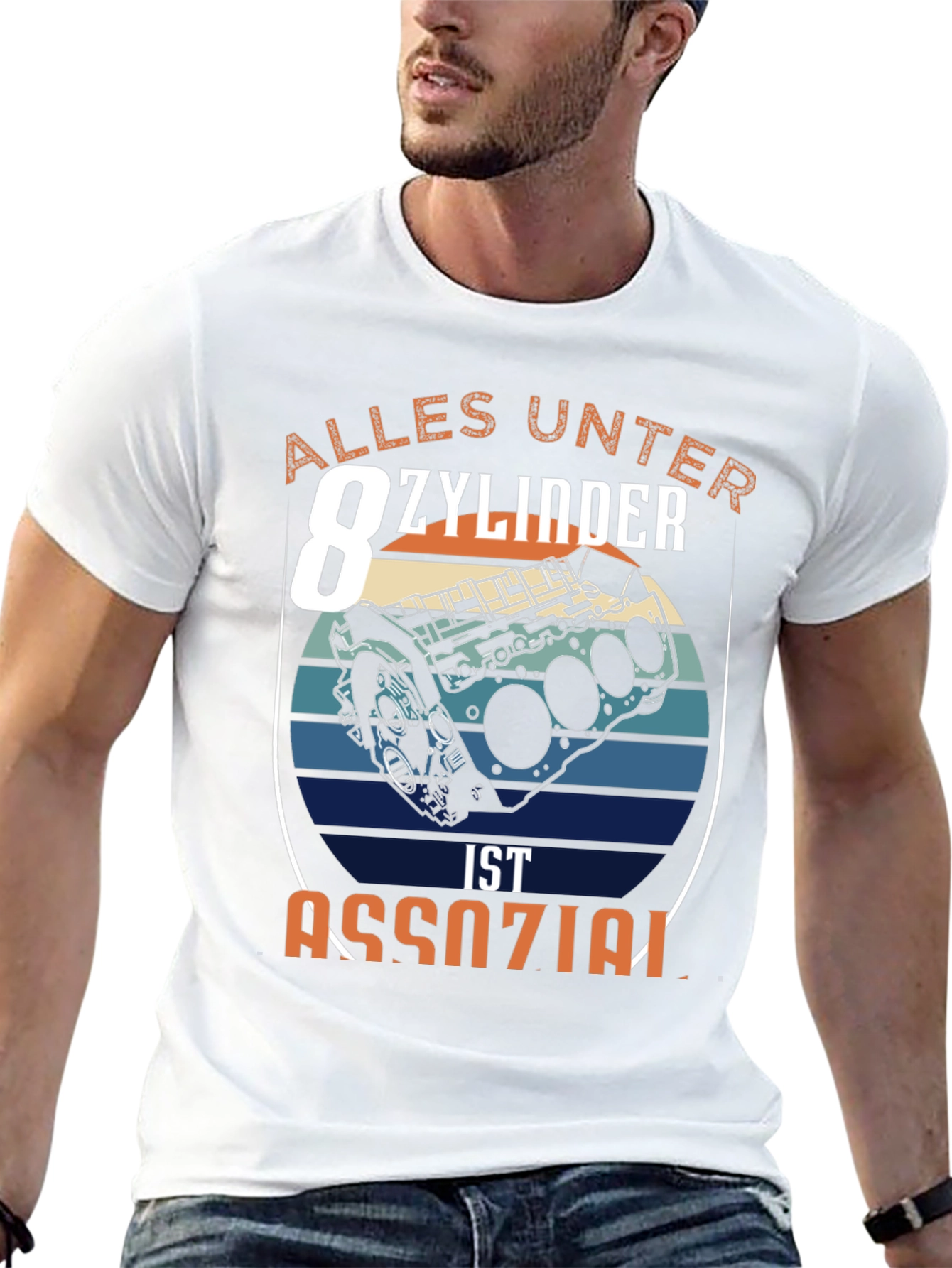 Alles Unter 8 Zylinder T-Shirt