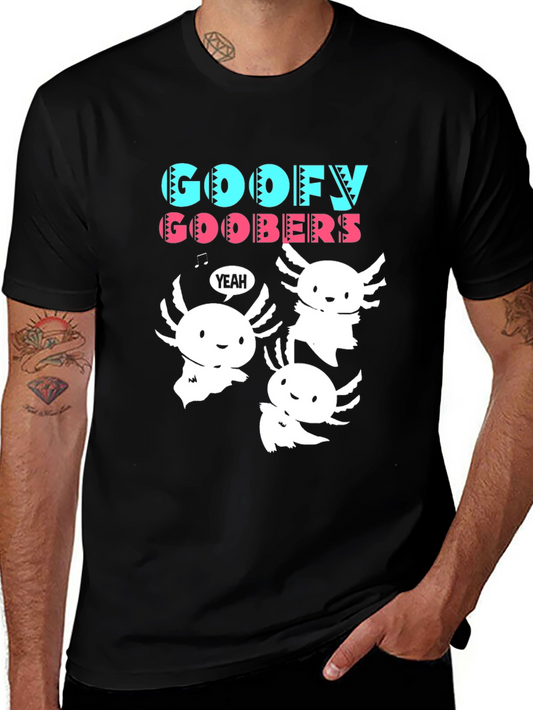 Goofy Goobers Axolotl Black T-Shirt