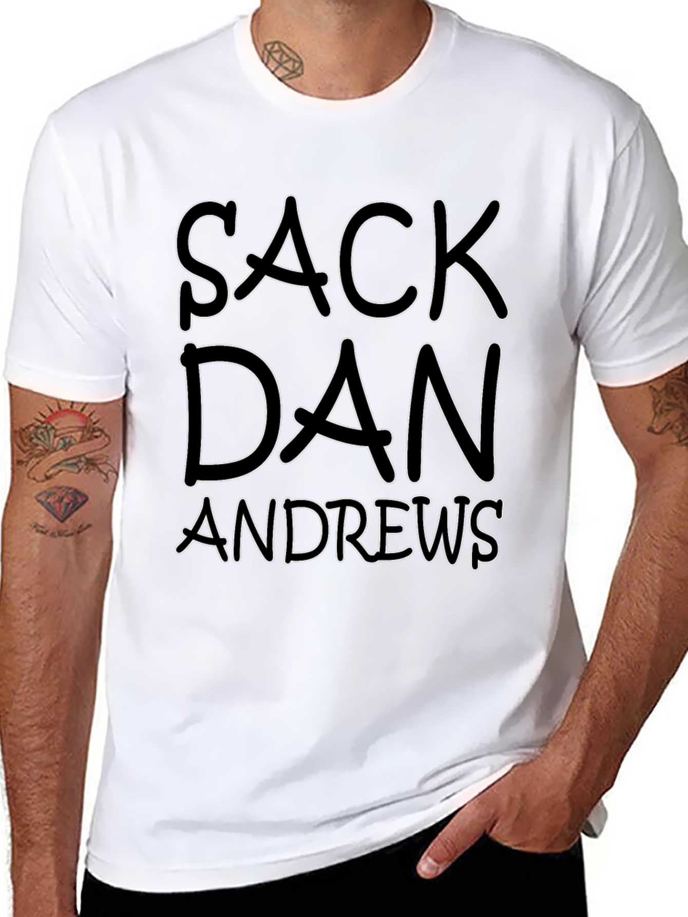 Sack Dan Andrews Graphic T-Shirt