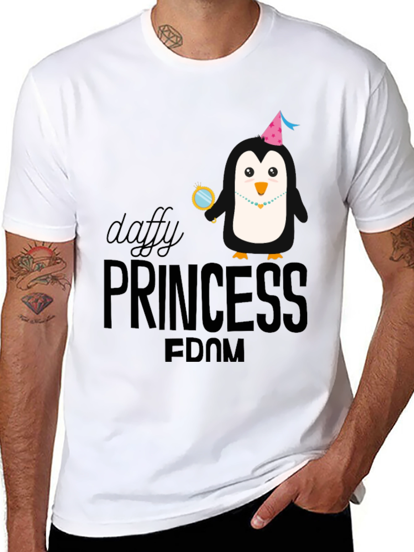 Daffy Princess Penguin Graphic Tee
