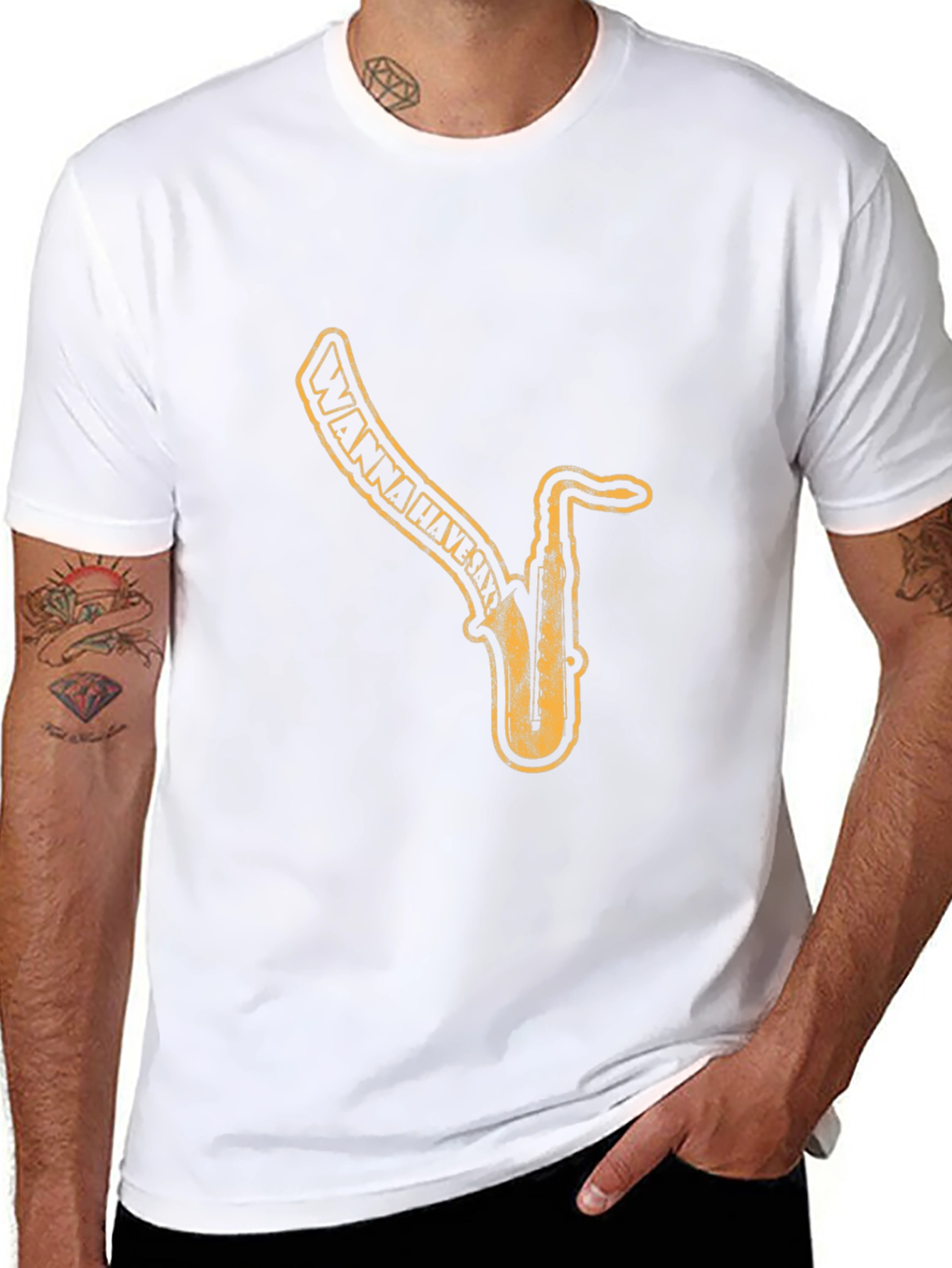 Saxophone T-Shirt - Wanna Have Sax?