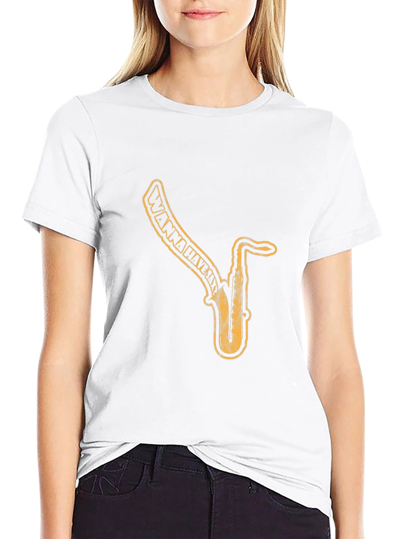 Saxophone T-Shirt - Wanna Have Sax?