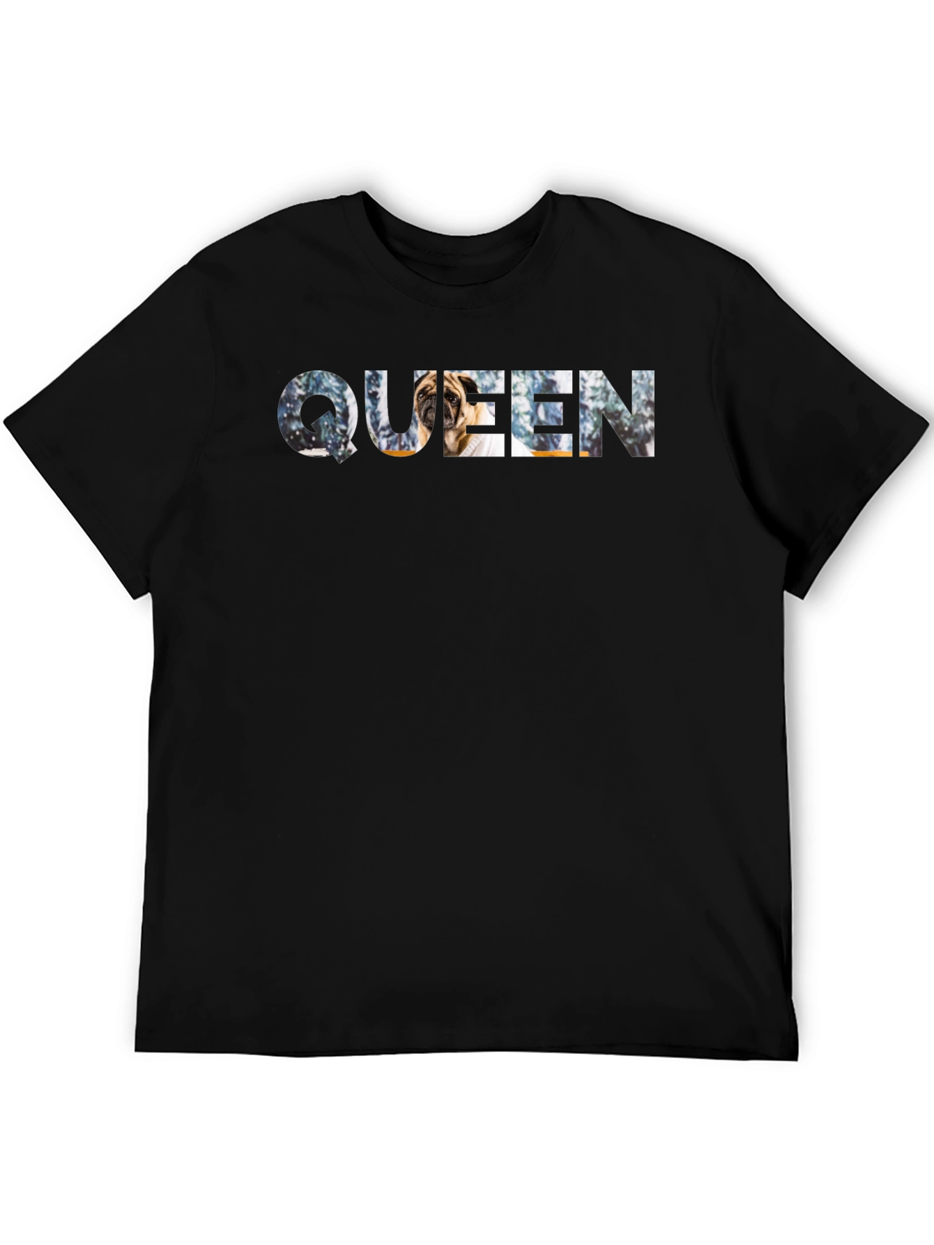 Queen Pug Graphic Tee - Unisex