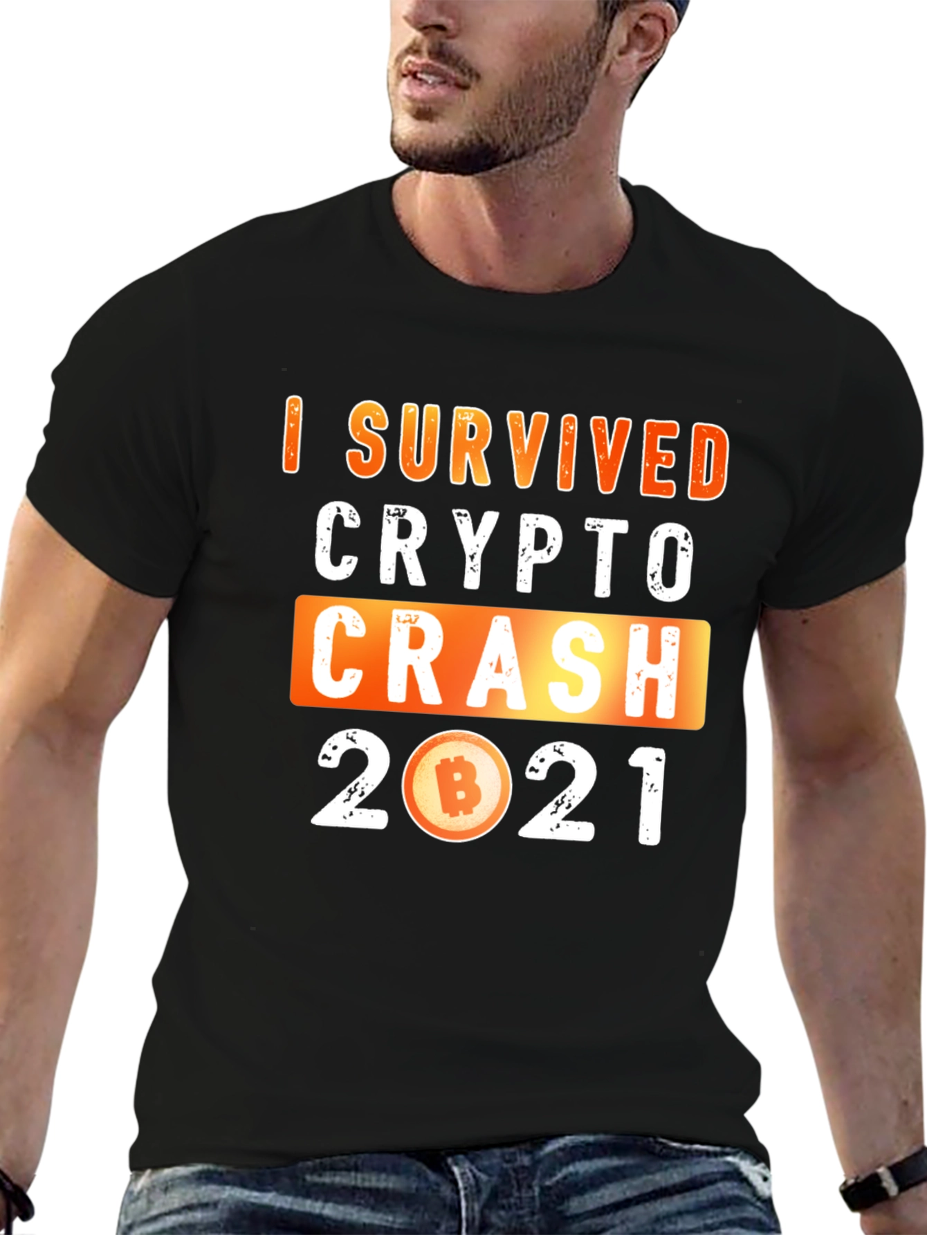 Crypto Crash 2021 T-Shirt Bitcoin