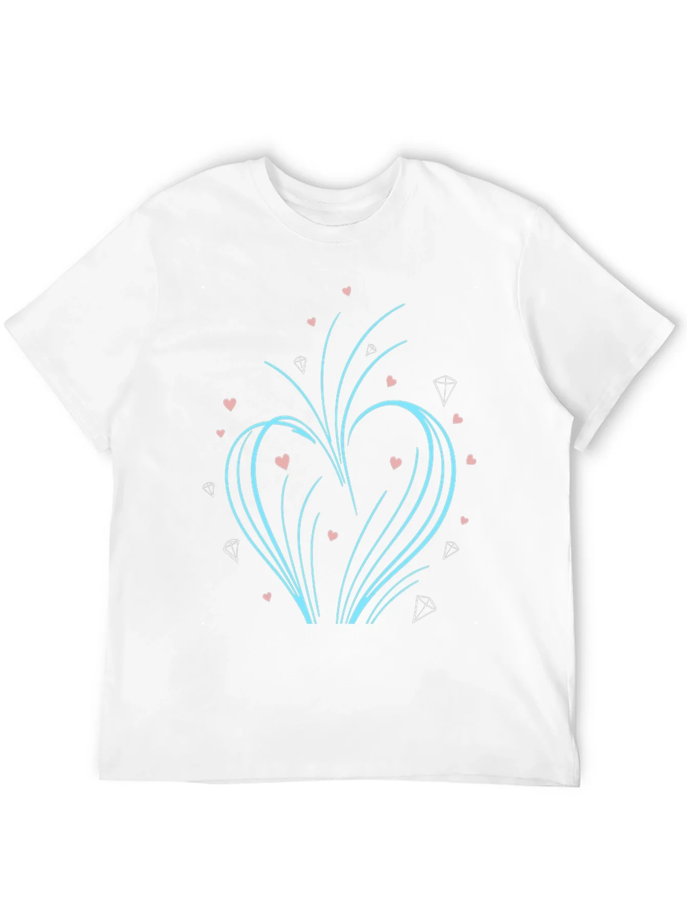 Stylish Heart Sparkle Tee