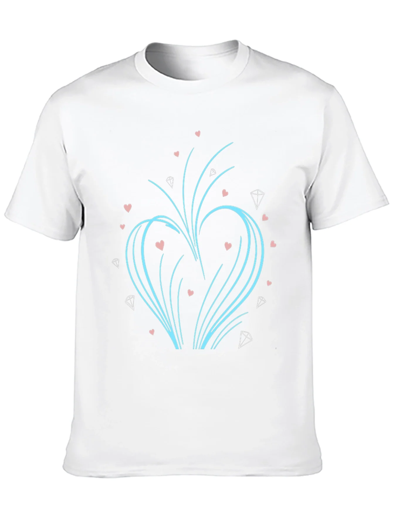 Stylish Heart Sparkle Tee