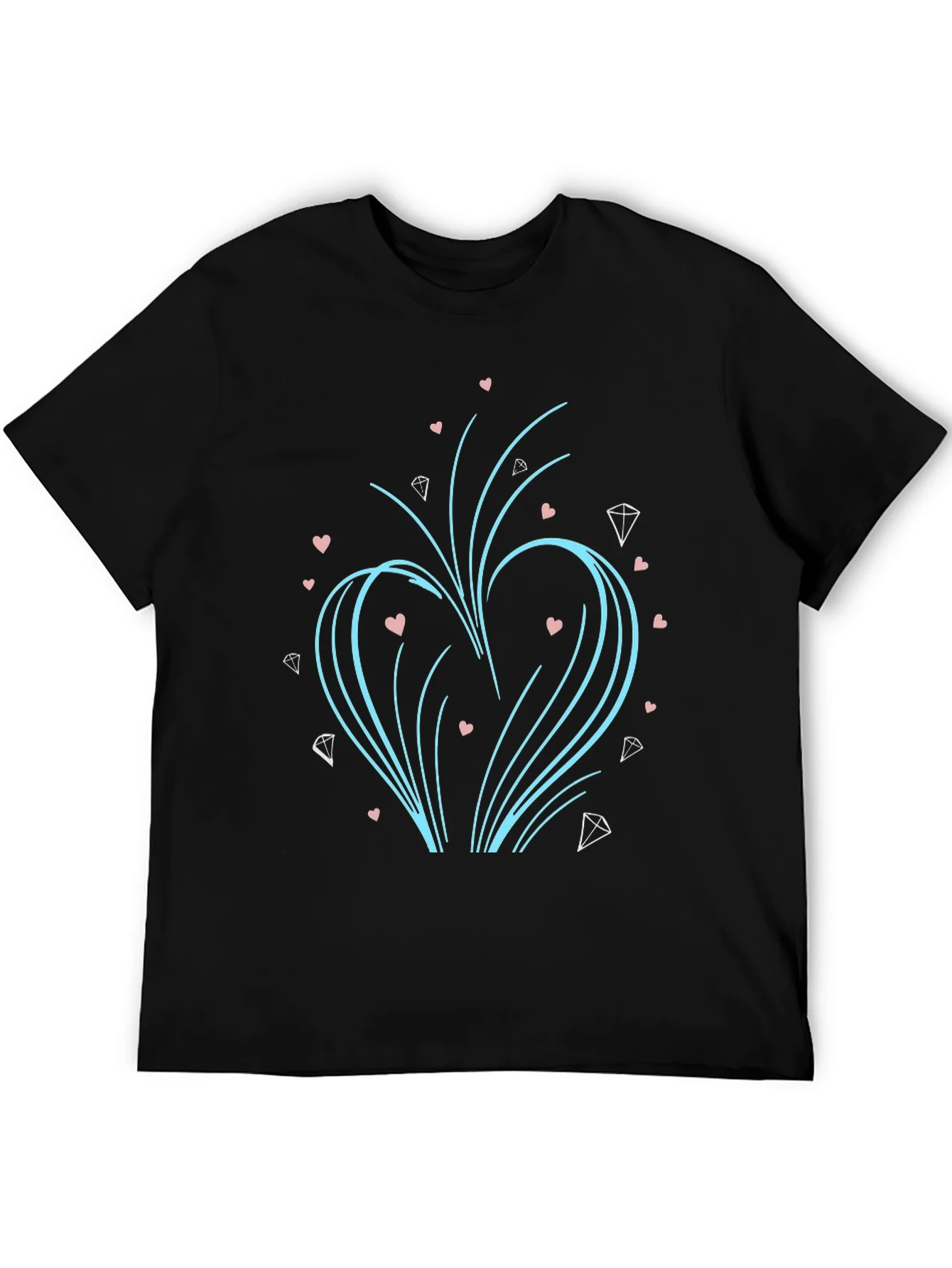 Stylish Heart Sparkle Tee