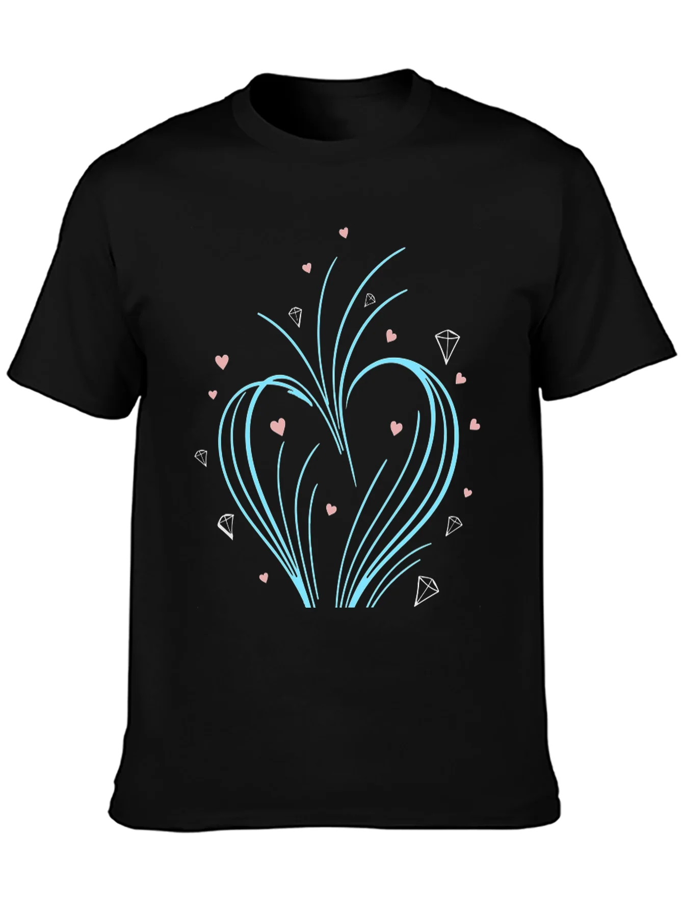 Stylish Heart Sparkle Tee