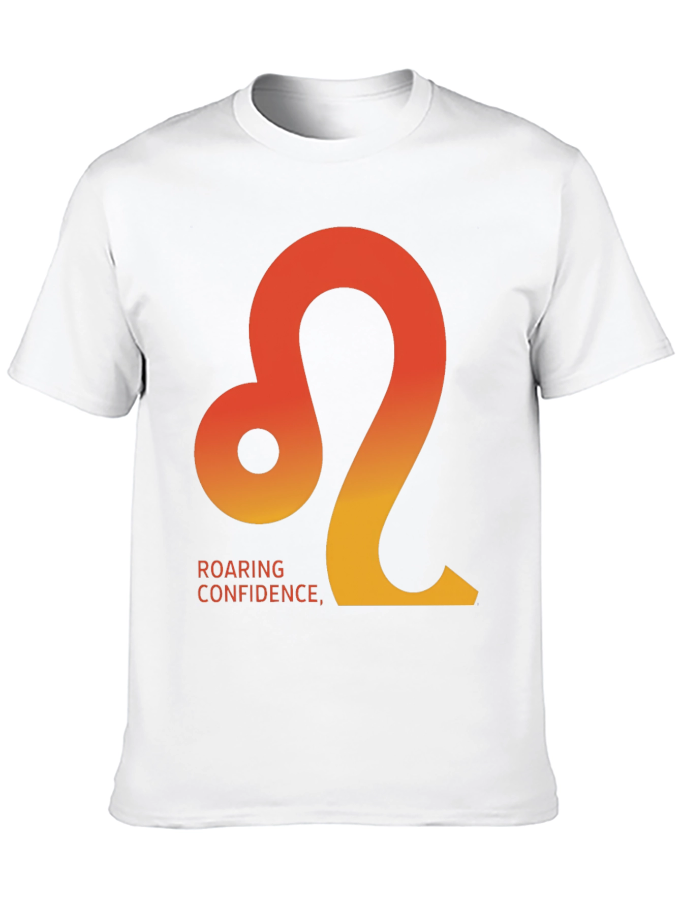 Leo Zodiac Sign T-Shirt - Roaring Confidence Tee