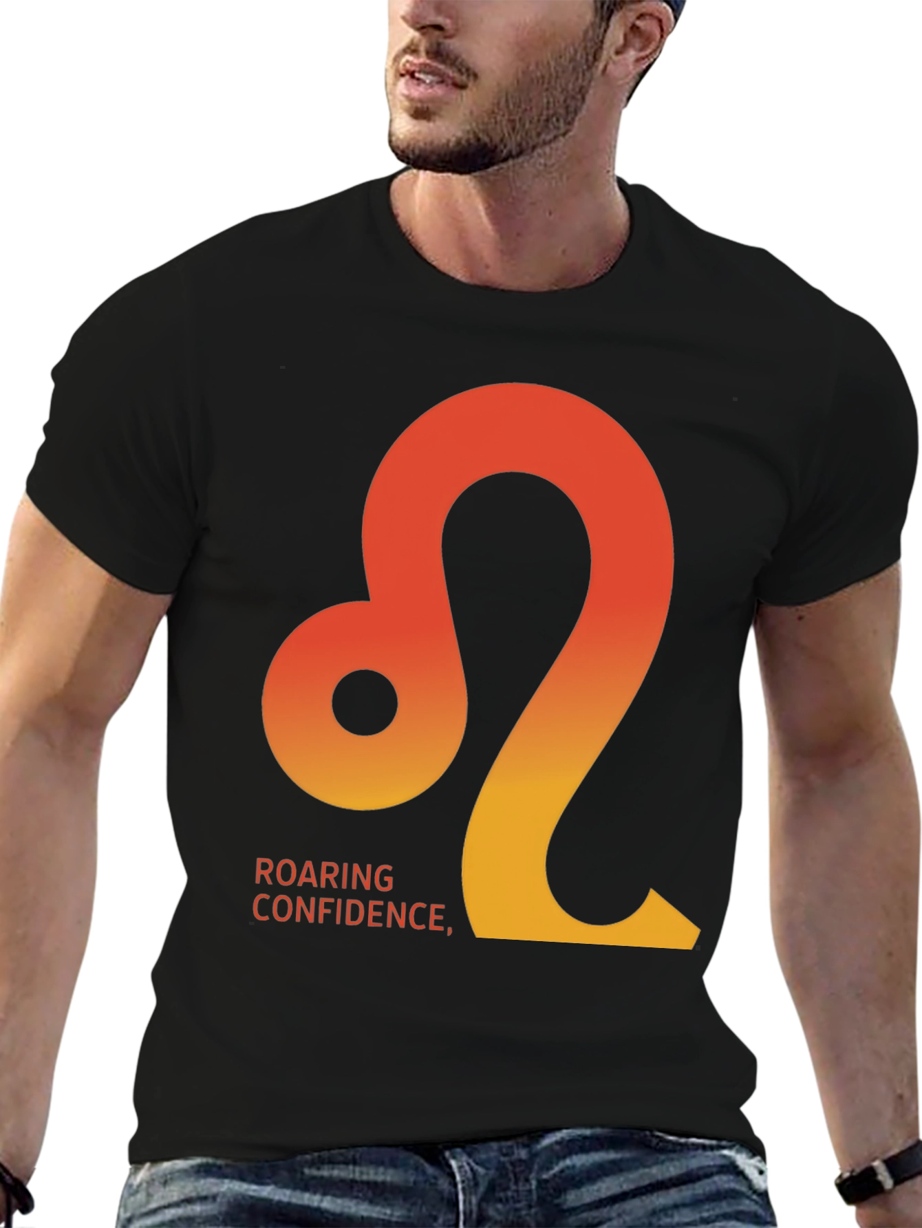 Leo Zodiac Sign T-Shirt - Roaring Confidence Tee