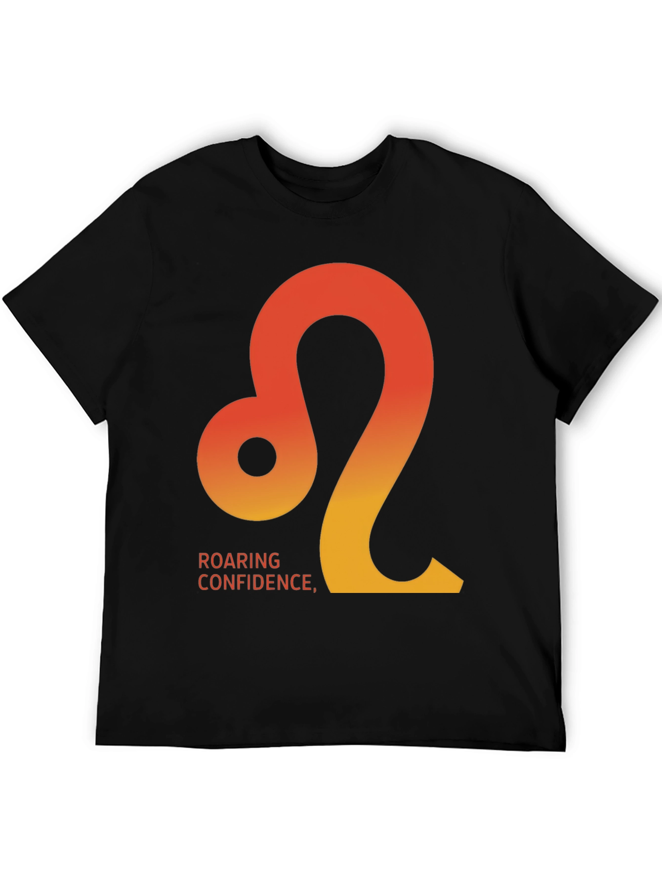 Leo Zodiac Sign T-Shirt - Roaring Confidence Tee
