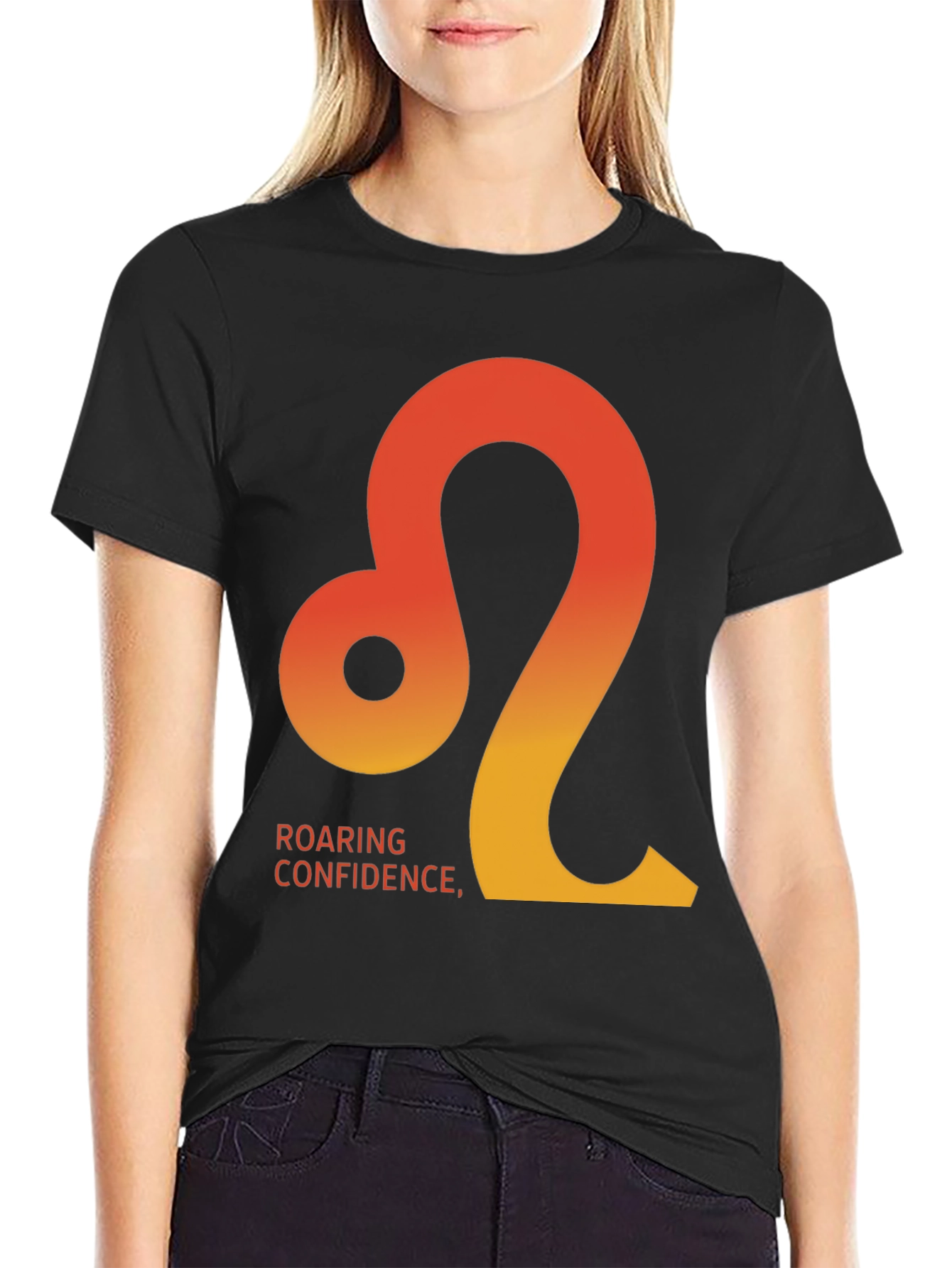 Leo Zodiac Sign T-Shirt - Roaring Confidence Tee
