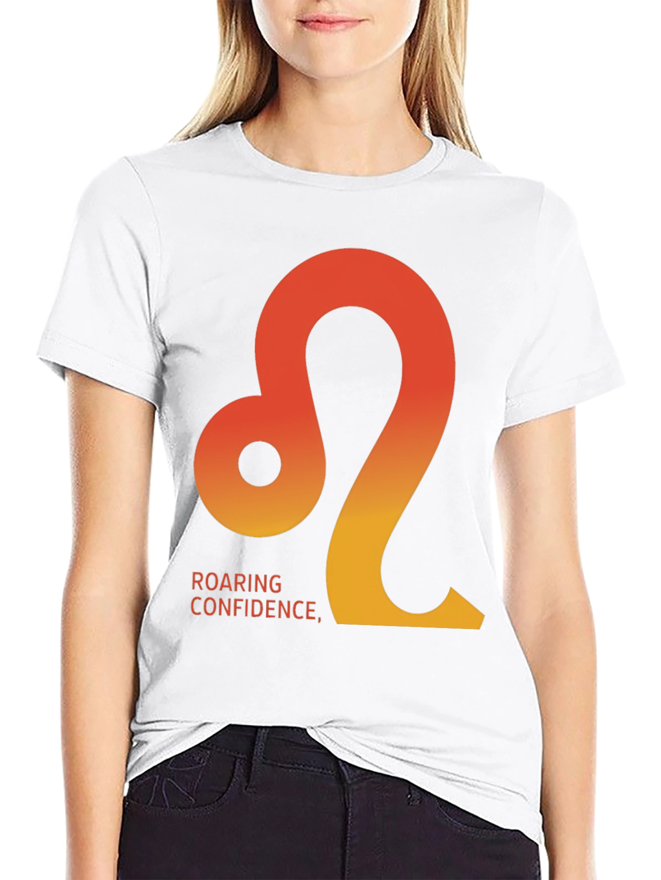 Leo Zodiac Sign T-Shirt - Roaring Confidence Tee