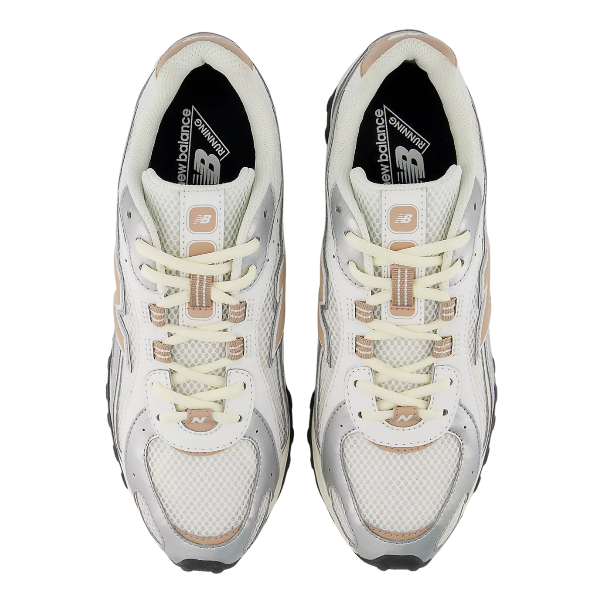 New Balance Women's 204L in Silver Metallic with Flat Taupe