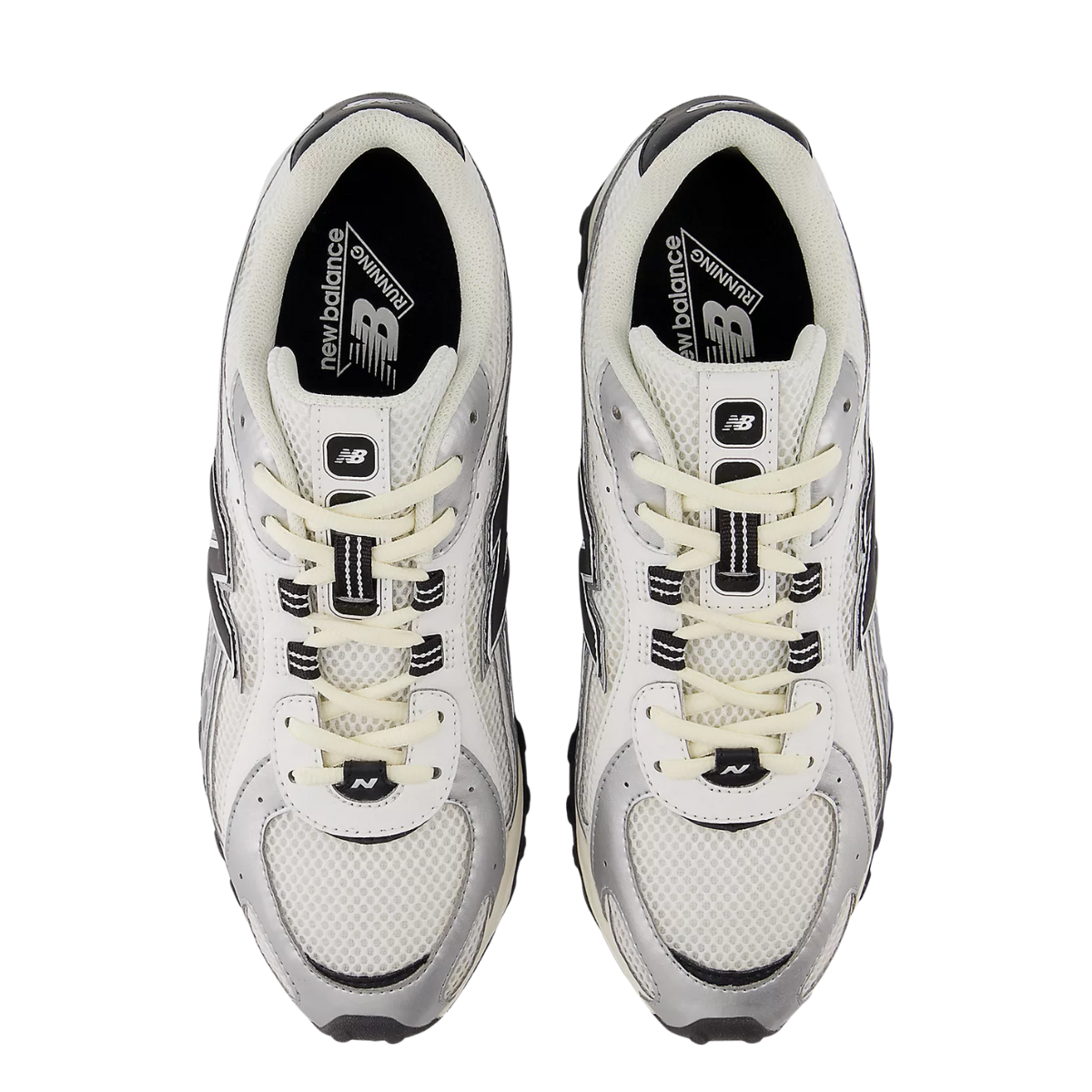 New Balance 204L in Silver Metallic with Black