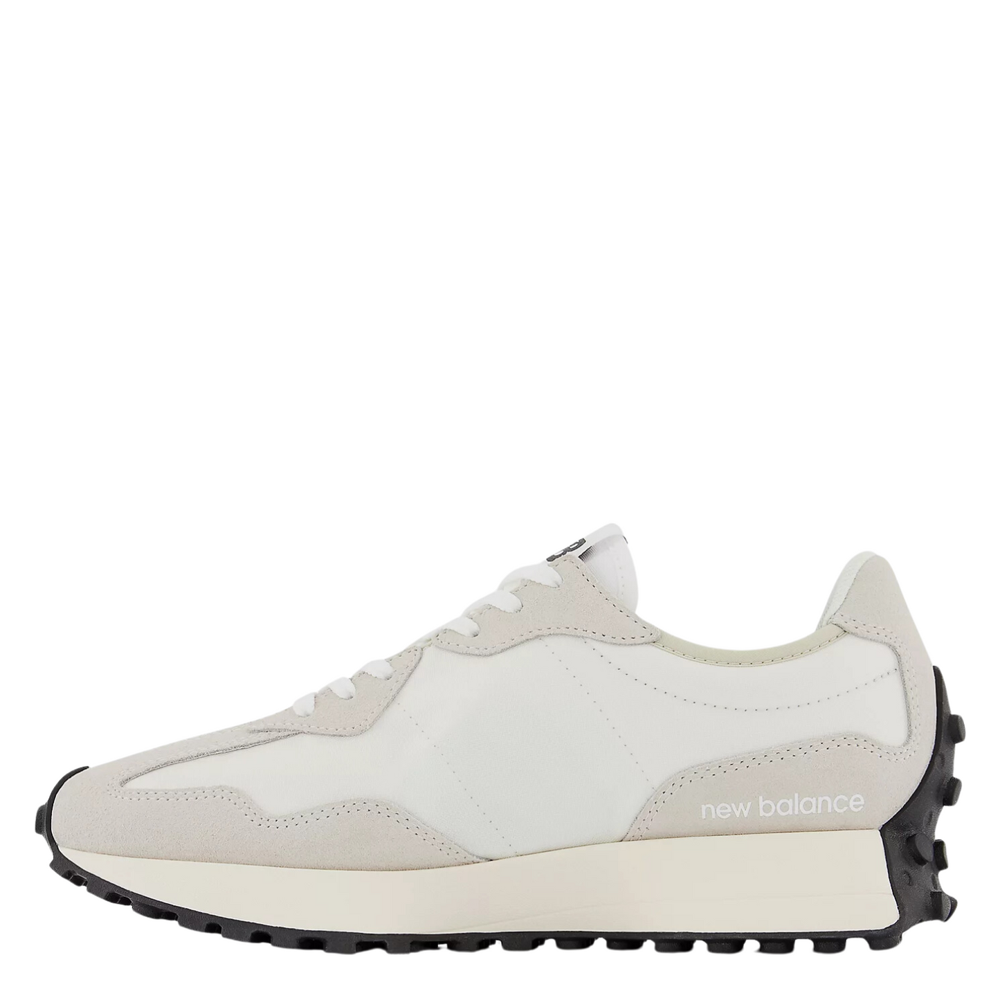 New Balance Women's 327 in Sea Salt with White and Black