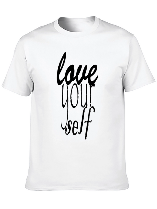 Love Yourself Black Graphic Tee