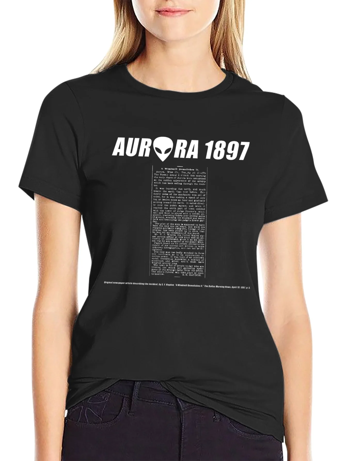 Aurora 1897 Alien Crash T-Shirt