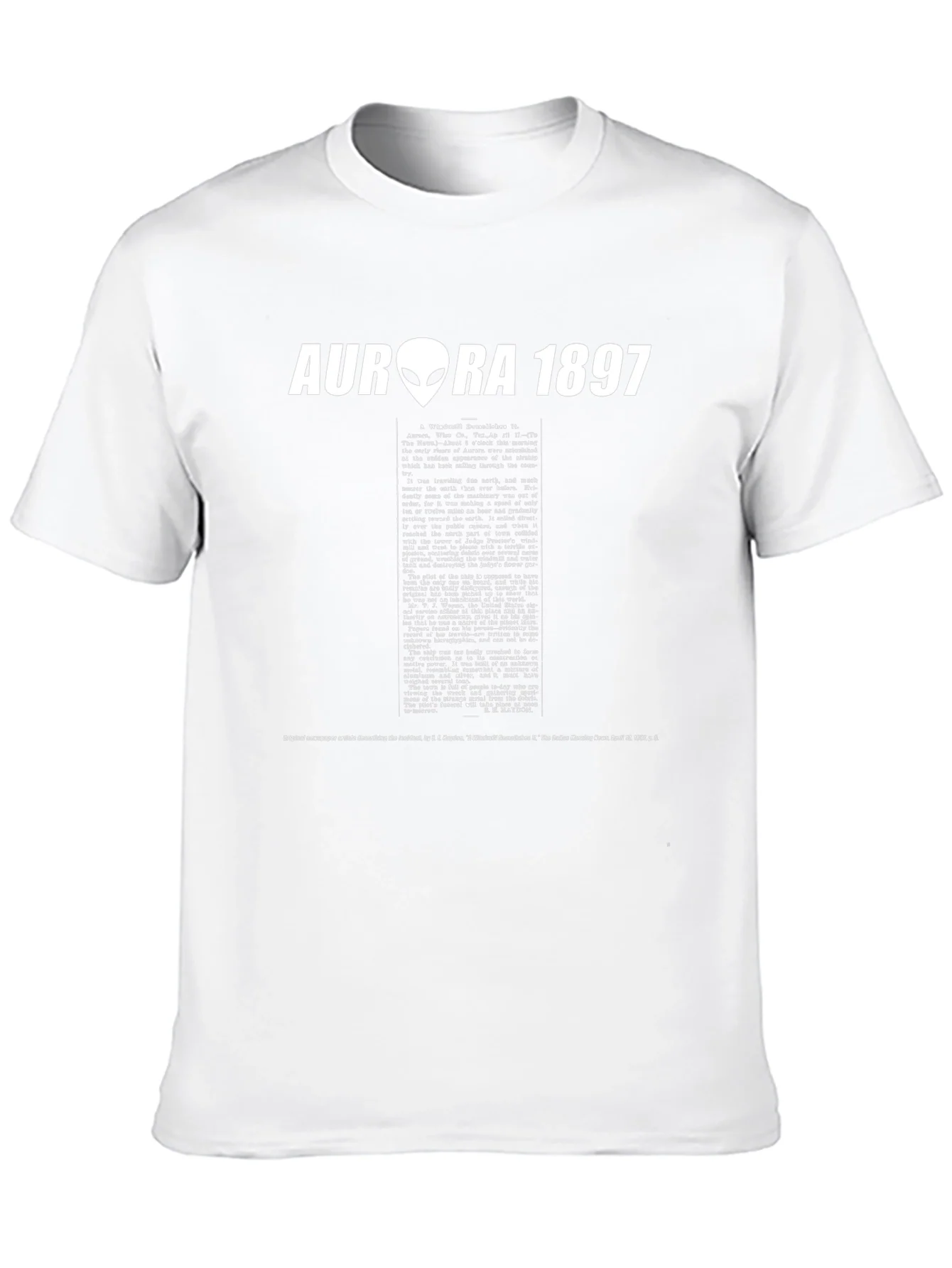 Aurora 1897 Alien Crash T-Shirt