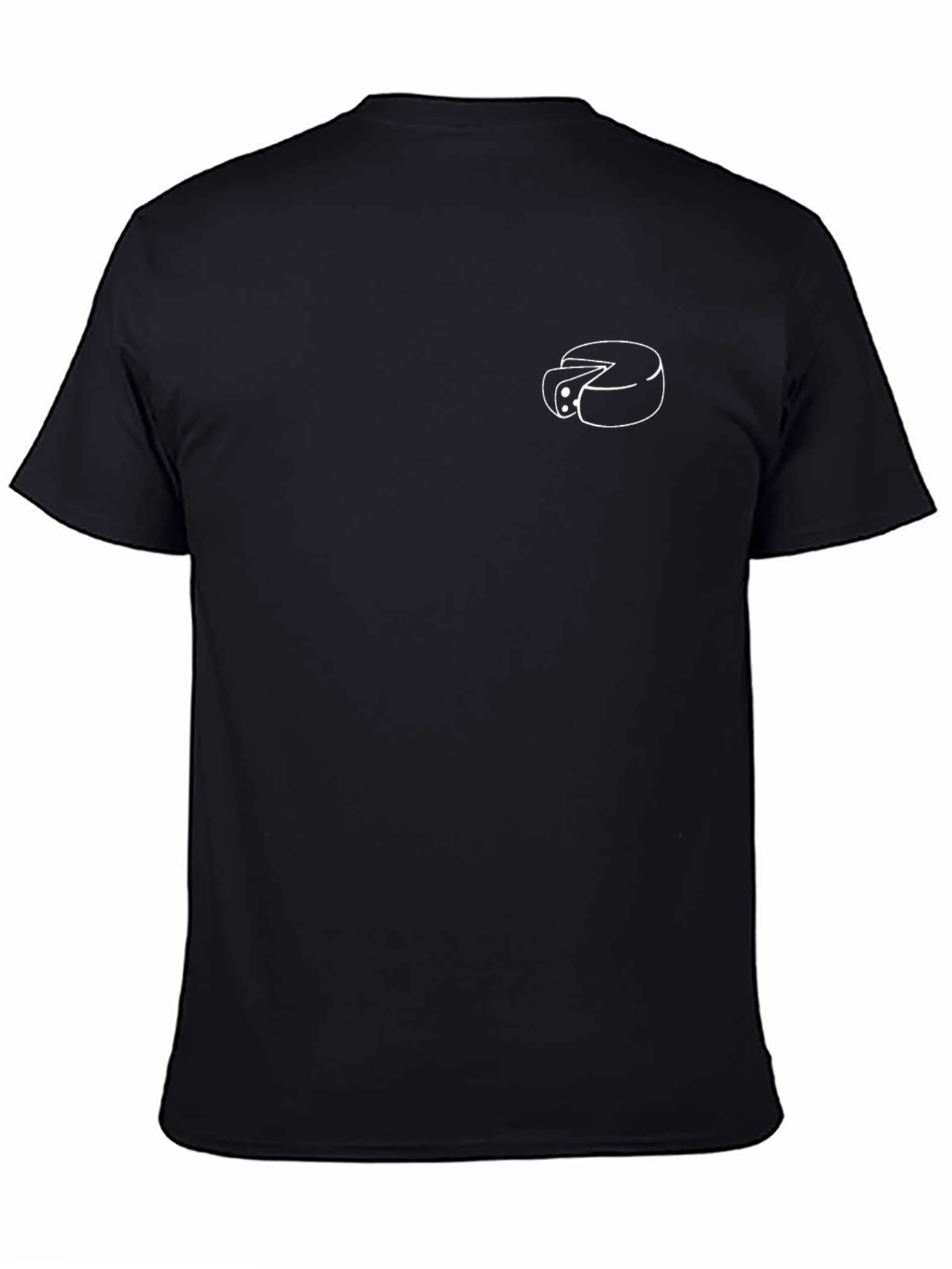 Cheese Graphic Black T-Shirt - Casual Style