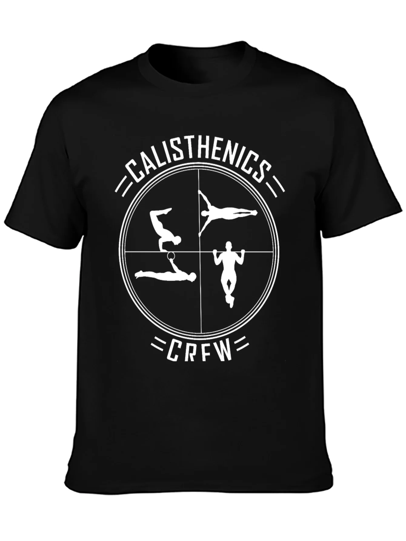 Calisthenics Crew Black Graphic T-Shirt
