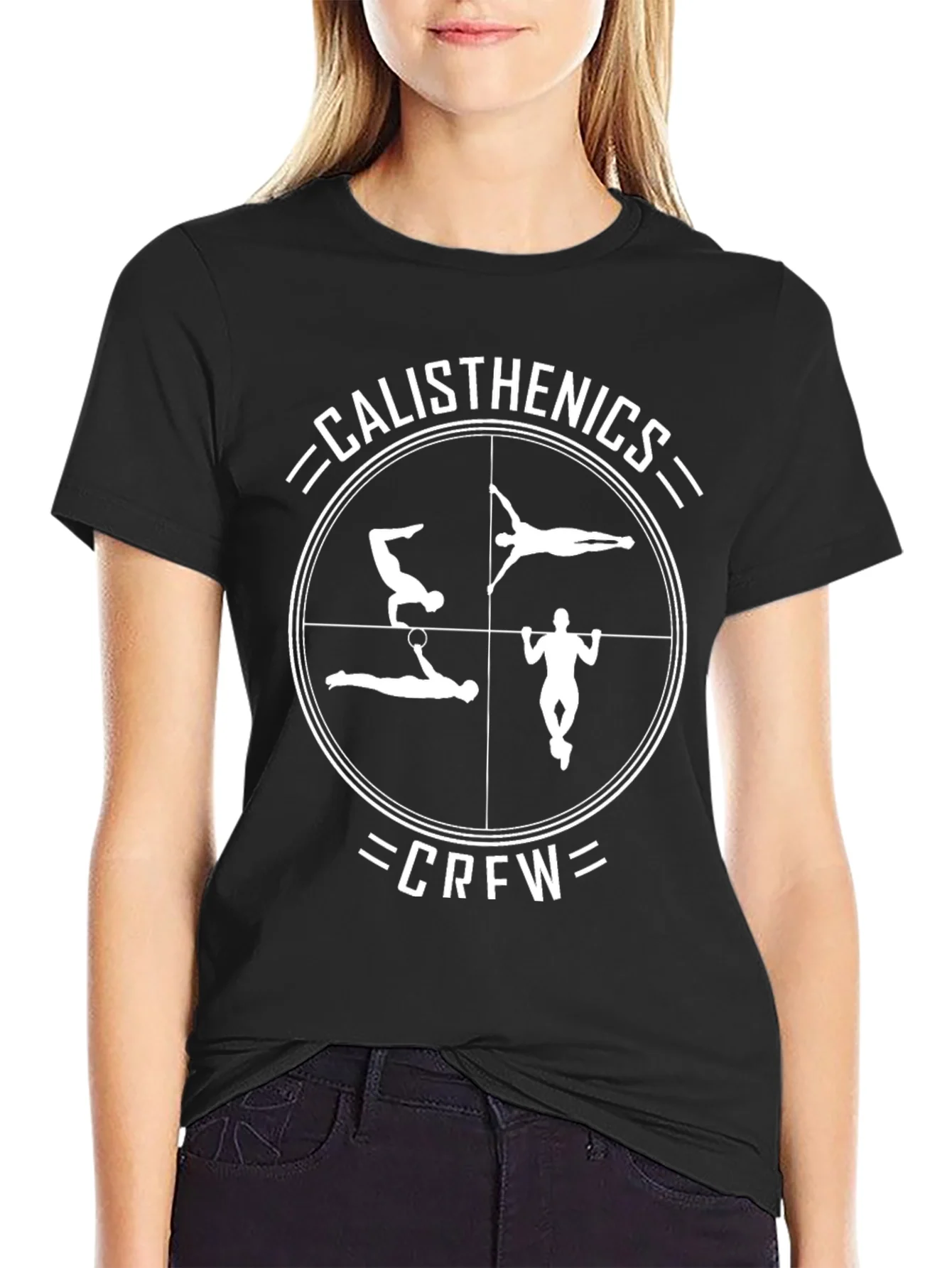 Calisthenics Crew Black Graphic T-Shirt