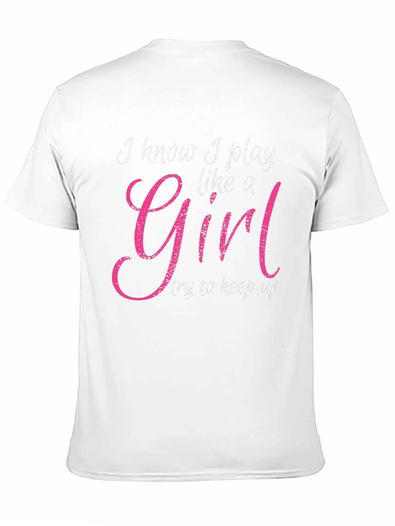 I Play Like A Girl T-Shirt - Black