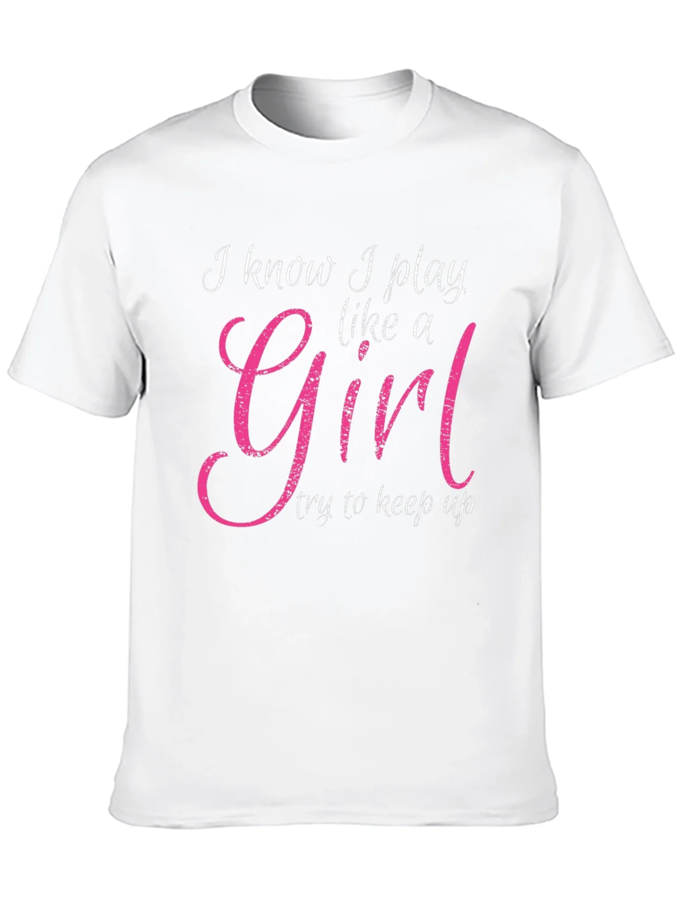 I Play Like A Girl T-Shirt - Black