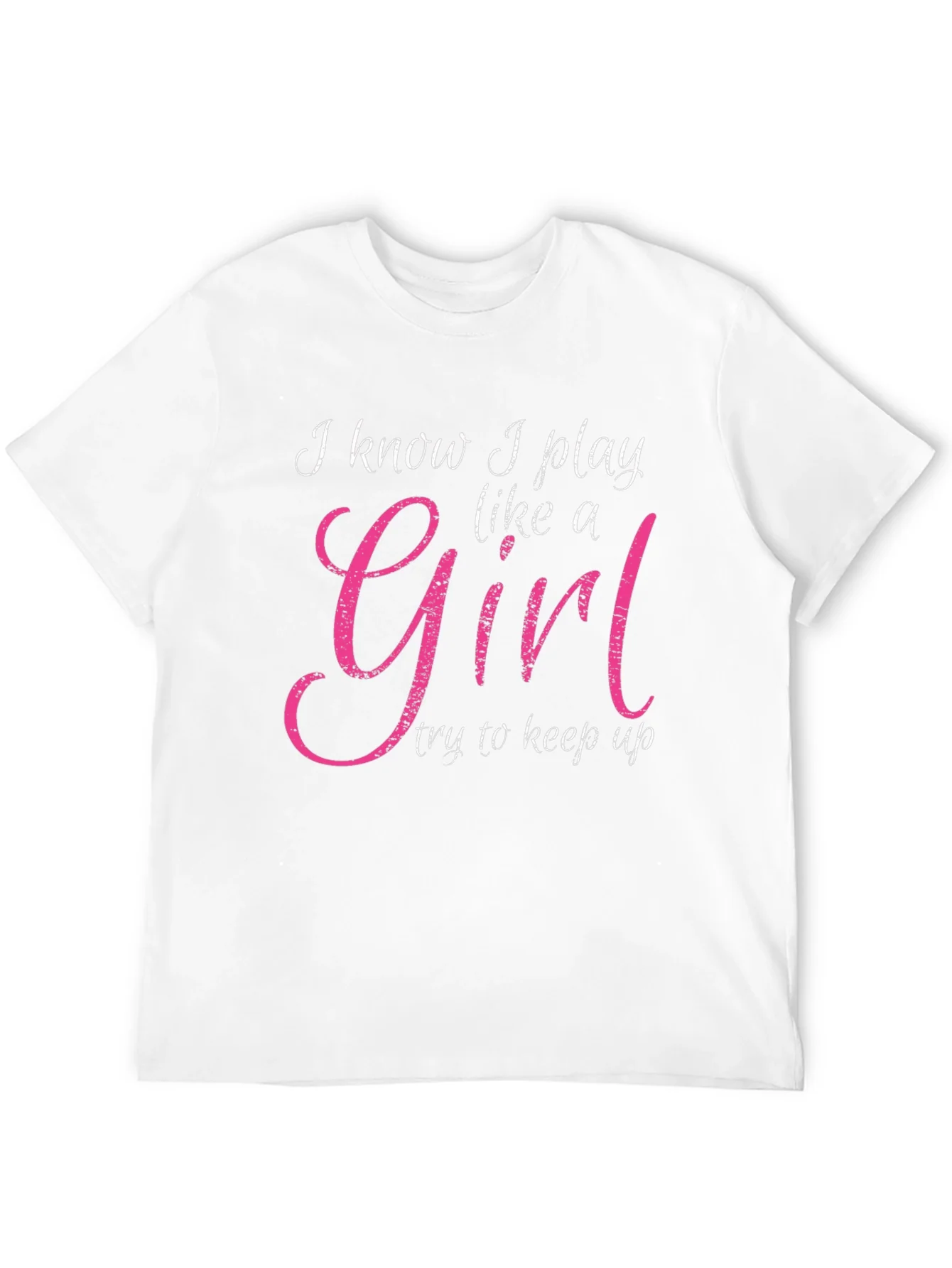 I Play Like A Girl T-Shirt - Black