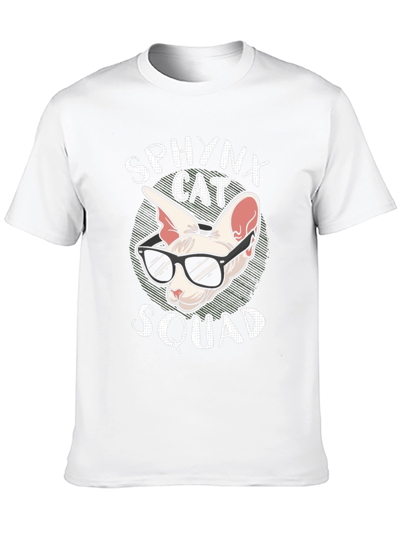 Sphynx Cat Squad Graphic T-Shirt