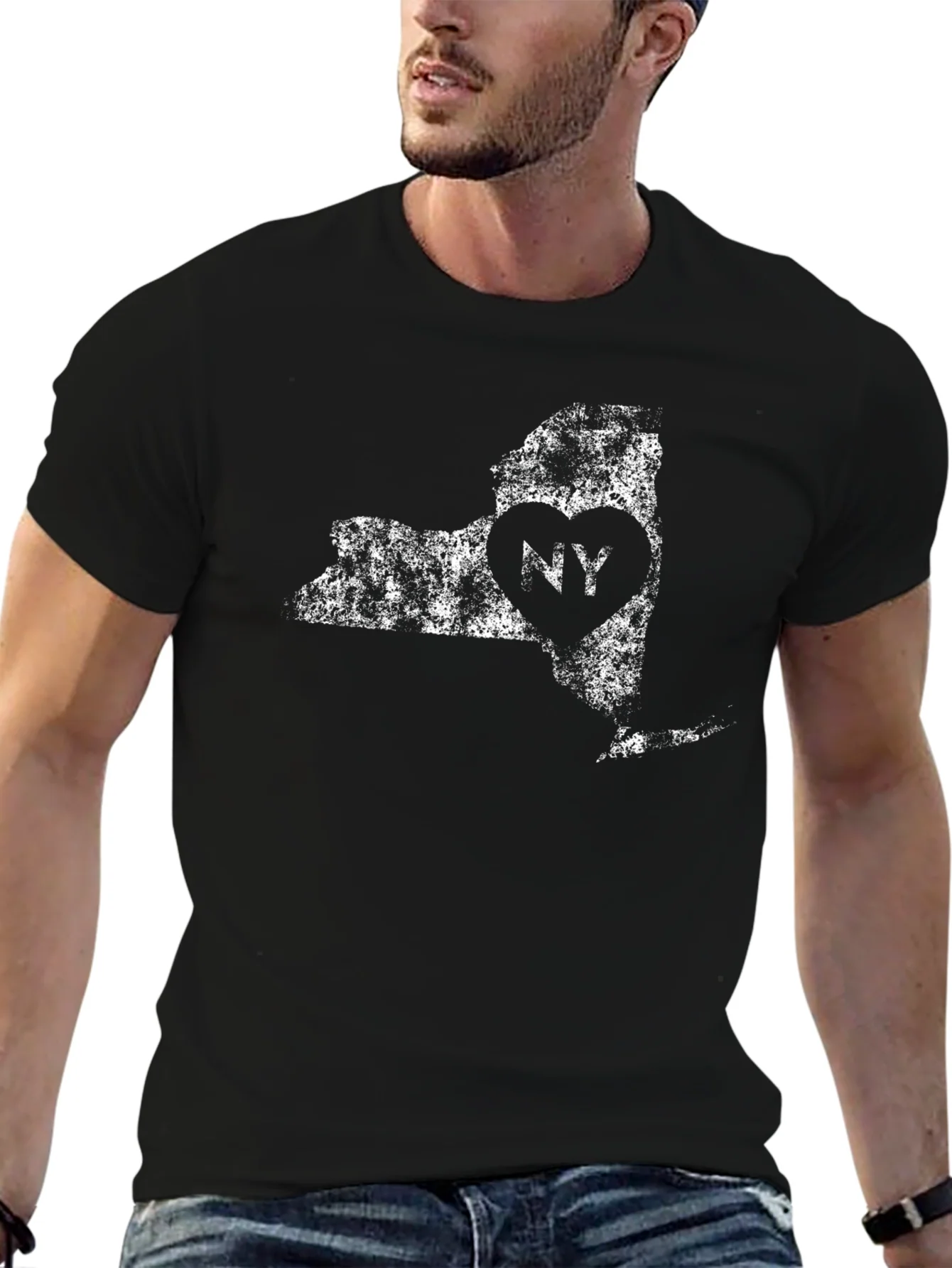 I Heart NY State Graphic T-Shirt