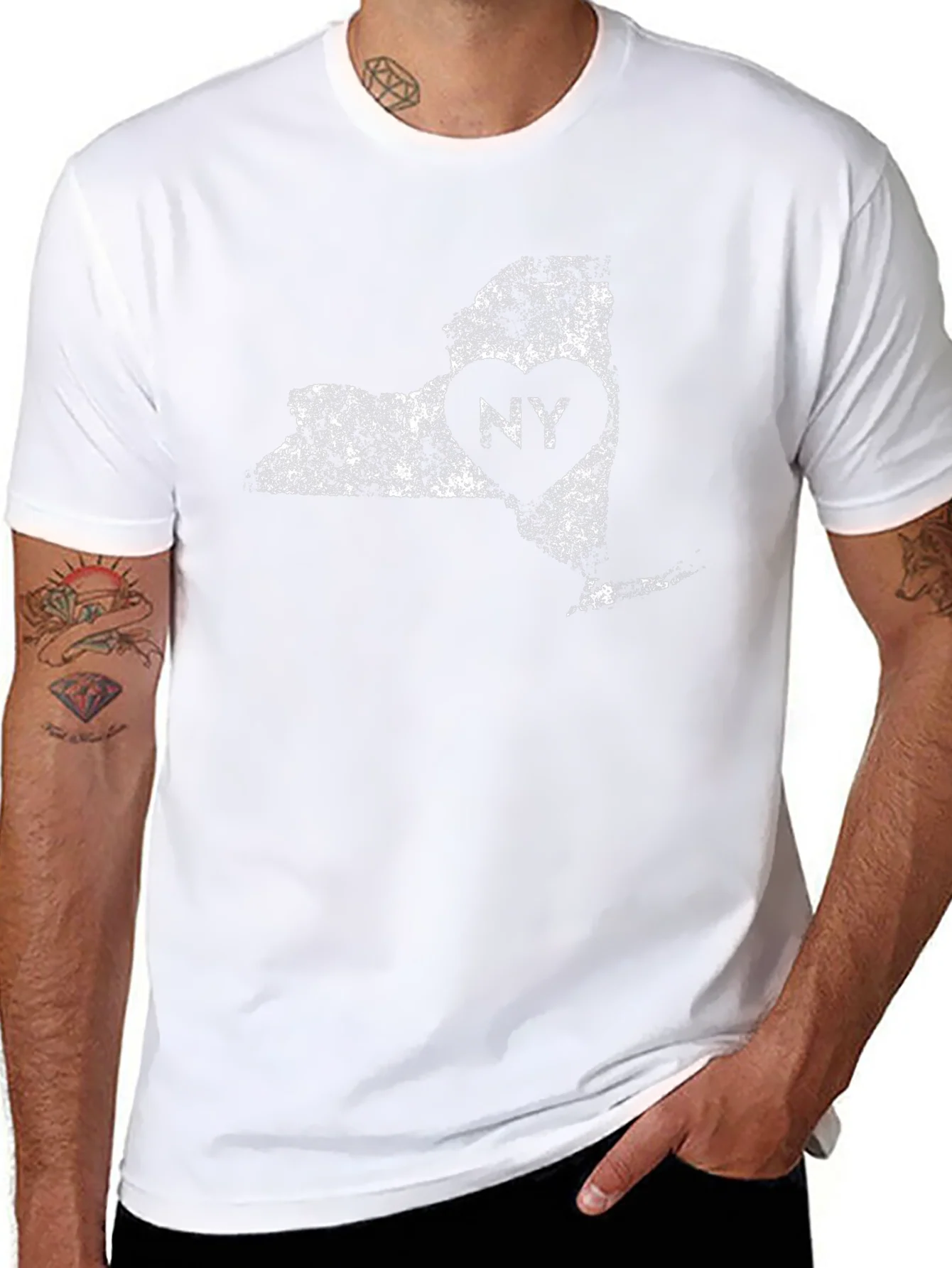 I Heart NY State Graphic T-Shirt