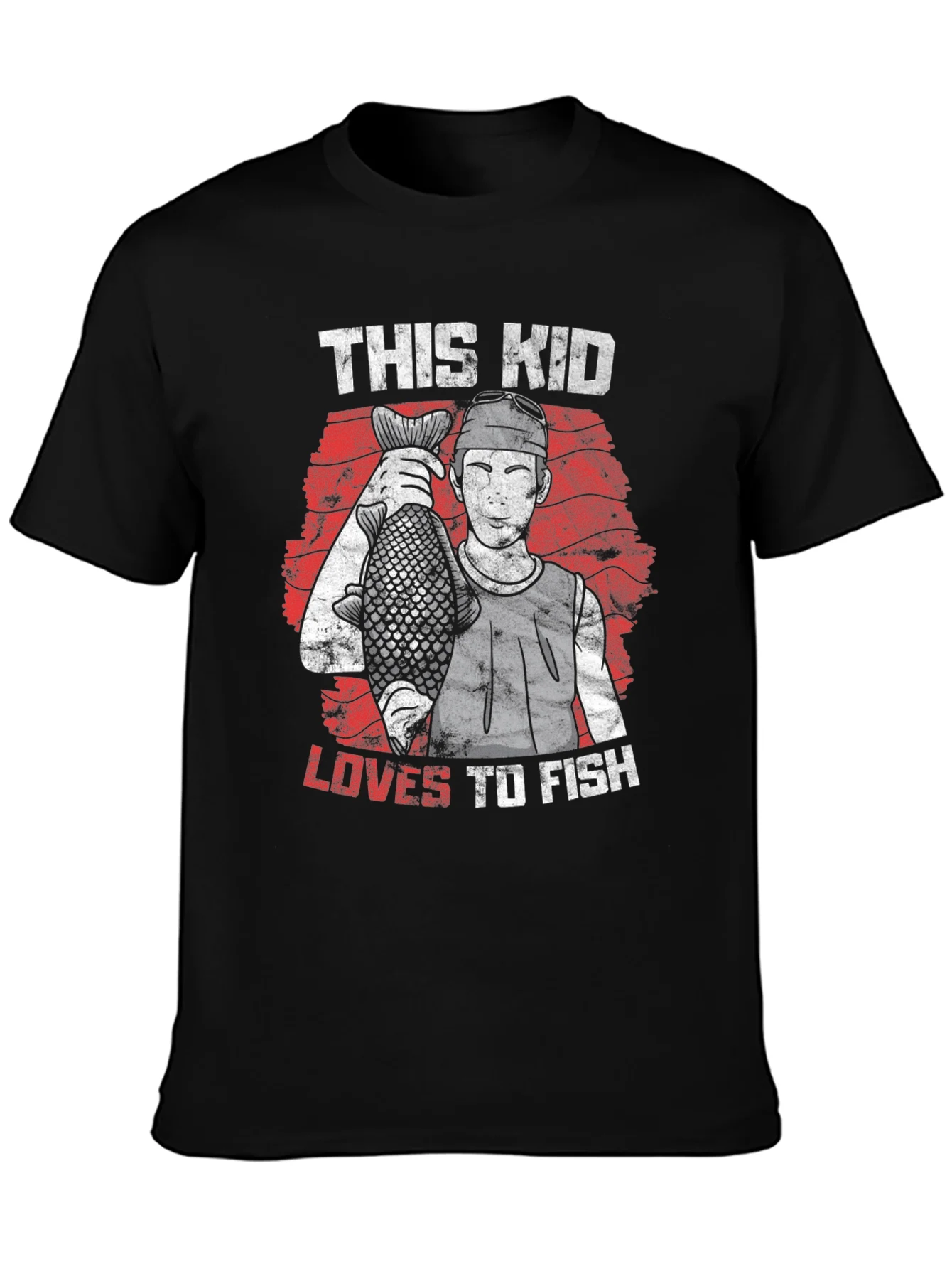 This Kid Loves to Fish T-Shirt