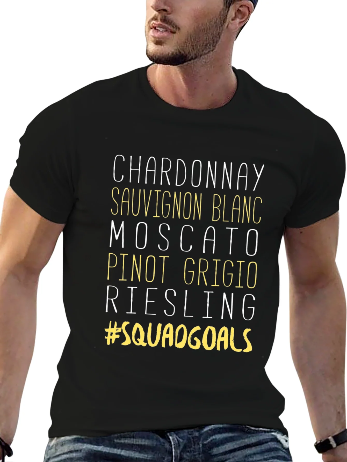 Wine Squad Goals Graphic Tee