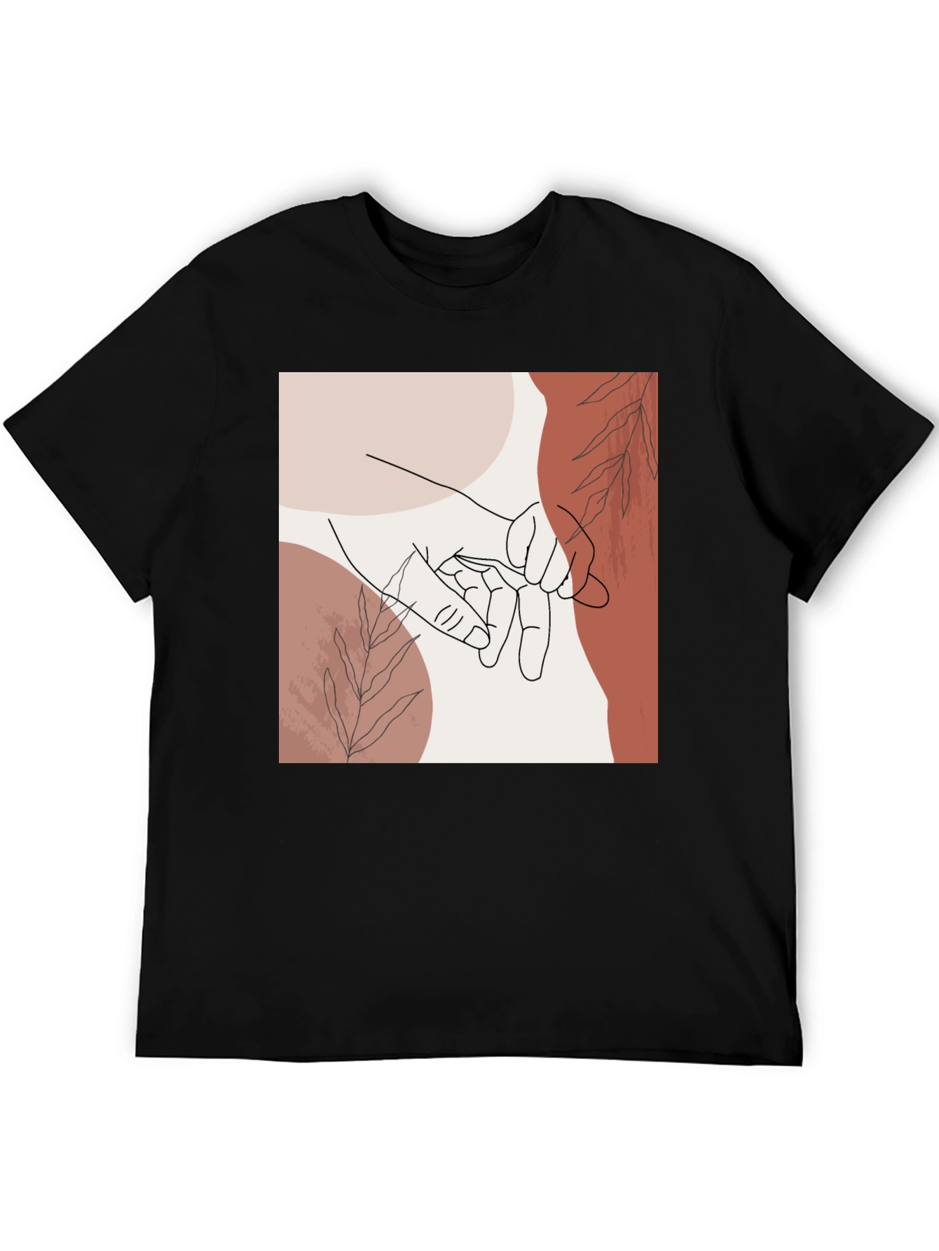 Minimalist Hand Holding Graphic Tee
