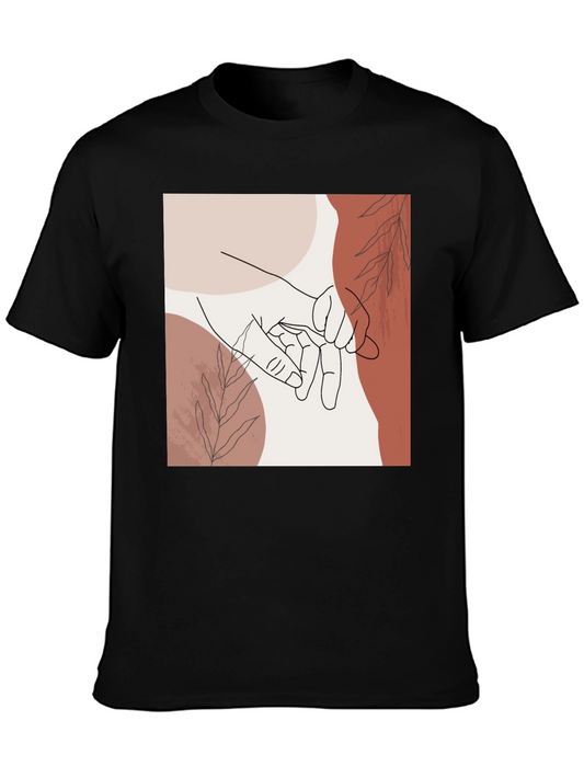 Minimalist Hand Holding Graphic Tee