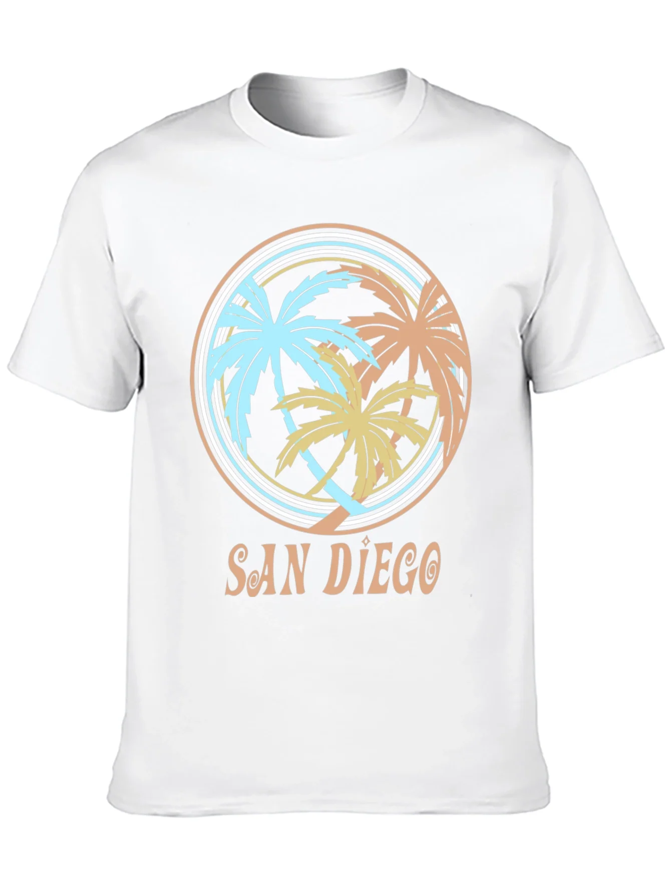 San Diego Palm Tree Graphic Tee