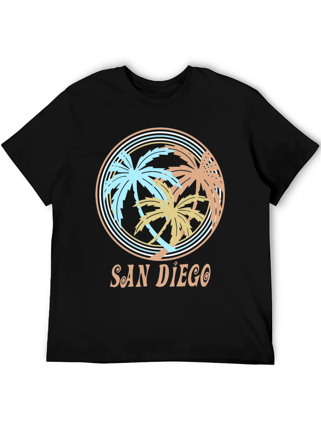 San Diego Palm Tree Graphic Tee